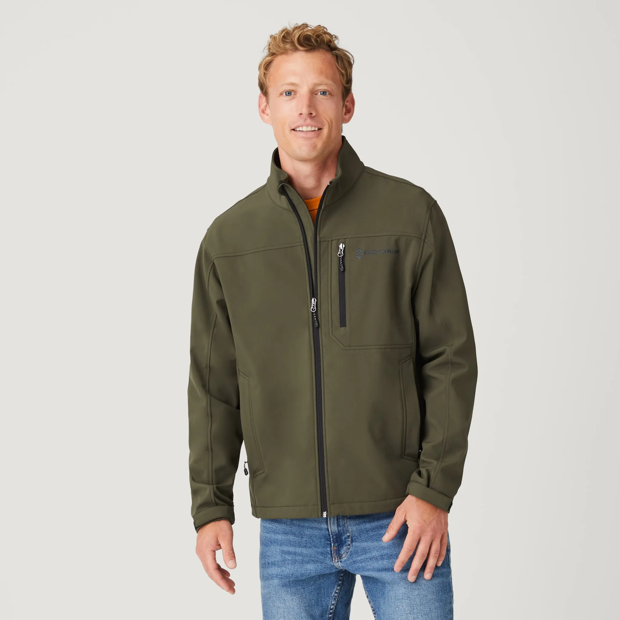 Men's Journeyman Flex Super Softshell® Jacket sold by Free Country