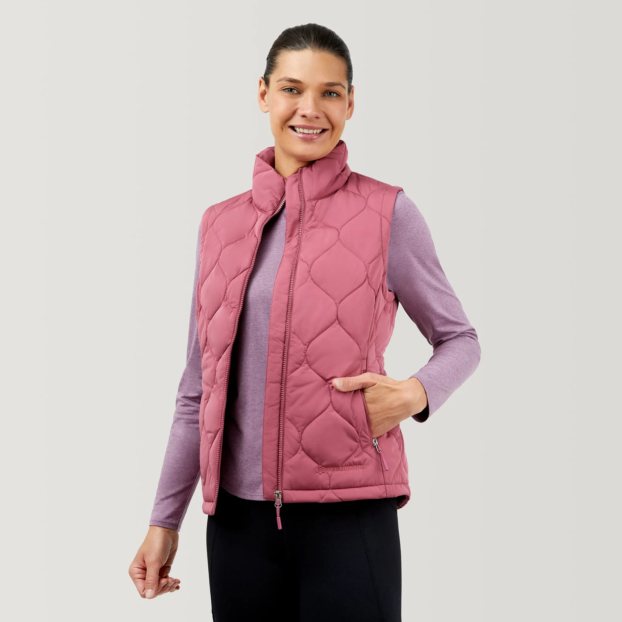 Women's Horizon Quilted Vest sold by Free Country product image thumbnail 3
