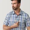 Men's Excursion Short Sleeve Poplin Shirt sold by Free Country