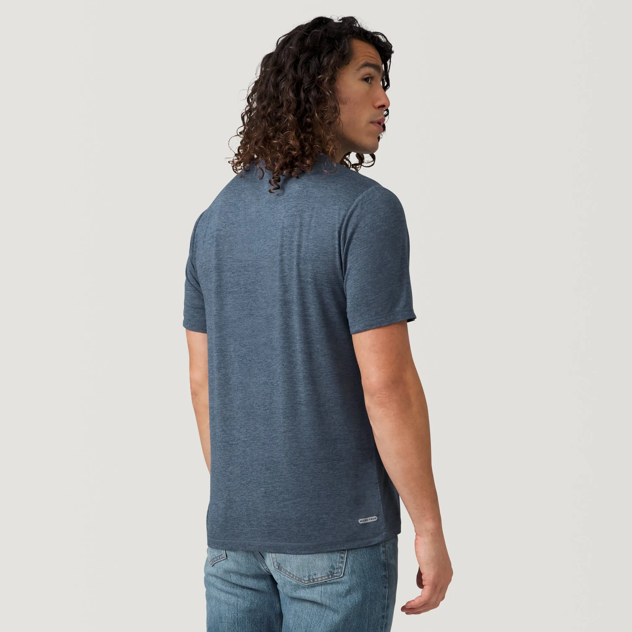 Men's Super Soft Microtech® Short Sleeve Crew Tee sold by Free Country product image thumbnail 2