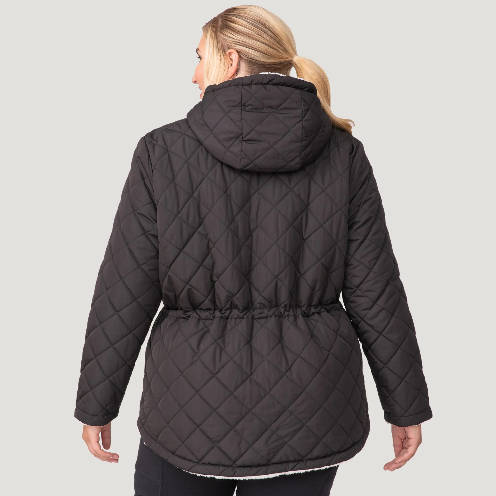 Women's Plus Size Switch It Up Cloud Lite Reversible Jacket sold by Free Country product image thumbnail 3