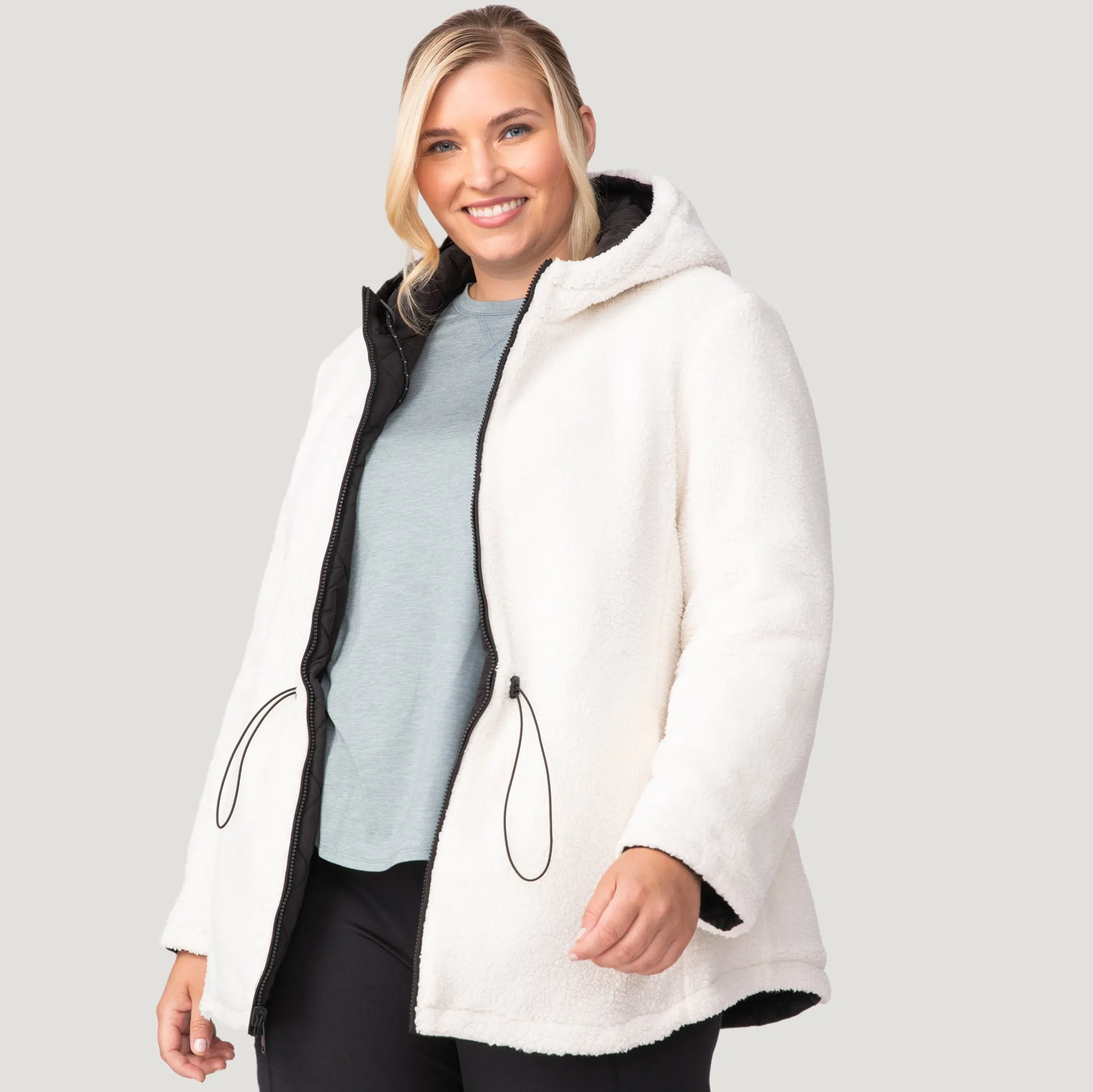 Women's Plus Size Switch It Up Cloud Lite Reversible Jacket sold by Free Country product image thumbnail 2