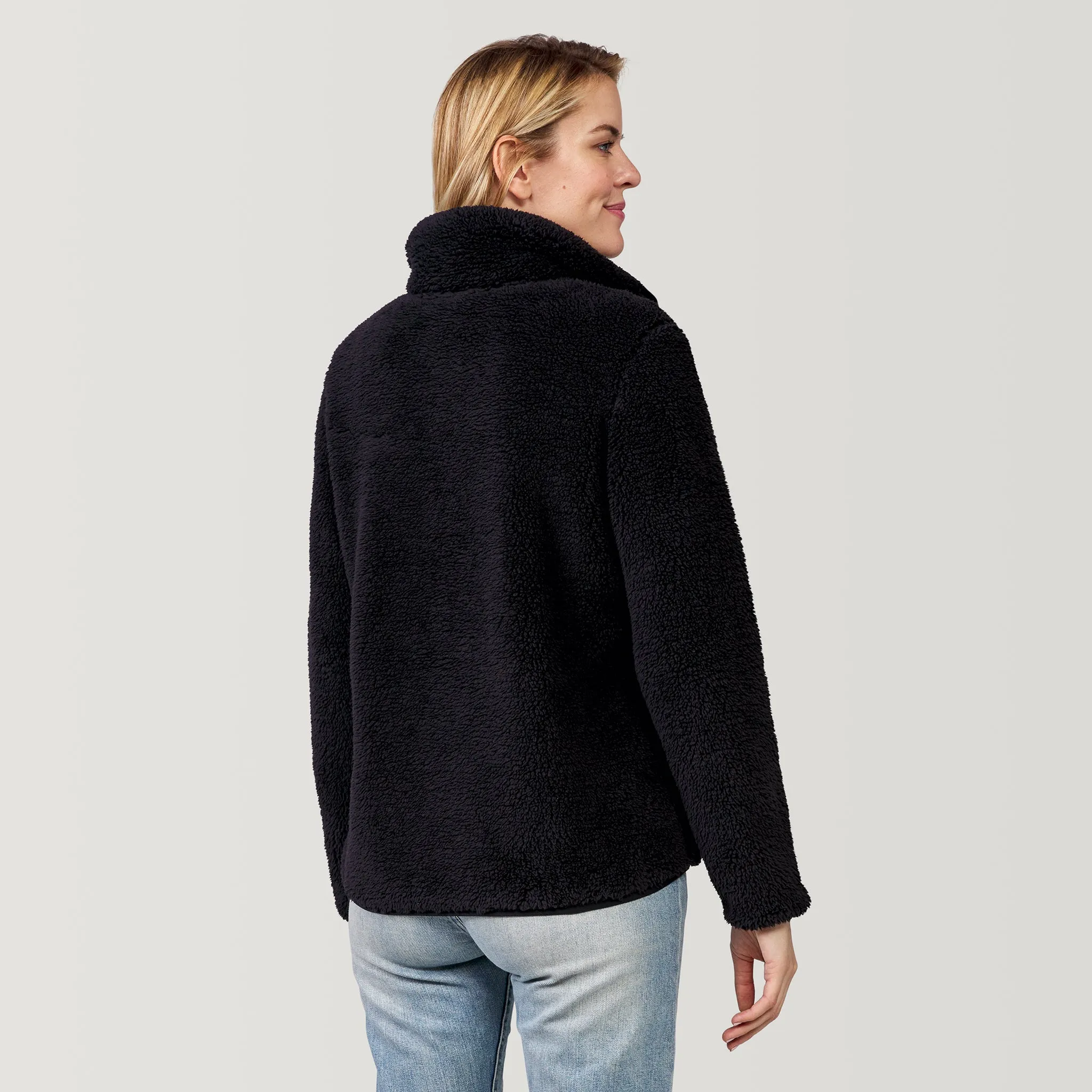 Women's Sierra Butter Pile® Button Front Jacket sold by Free Country product image thumbnail 4