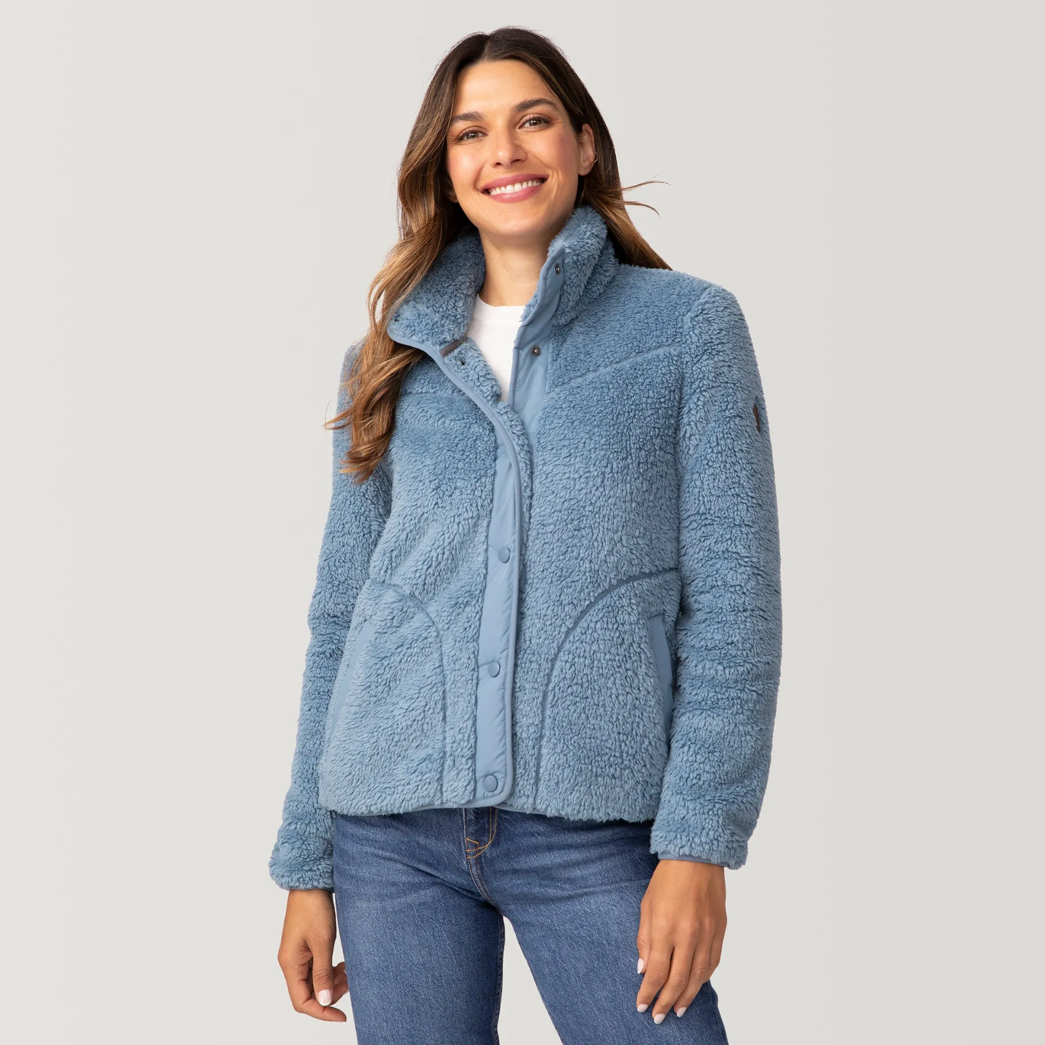 Women's Sierra Butter Pile® Button Front Jacket sold by Free Country product image thumbnail 5