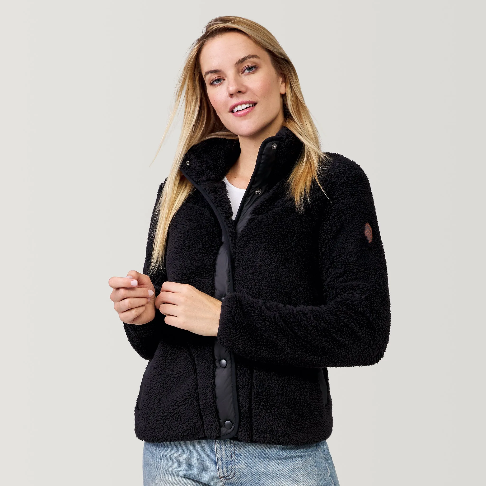 Women's Sierra Butter Pile® Button Front Jacket sold by Free Country product image thumbnail 2