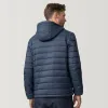 Men's Tri-Color Hooded Puffer Jacket sold by Free Country