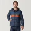 Men's Tri-Color Hooded Puffer Jacket sold by Free Country