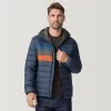 Men's Tri-Color Hooded Puffer Jacket sold by Free Country