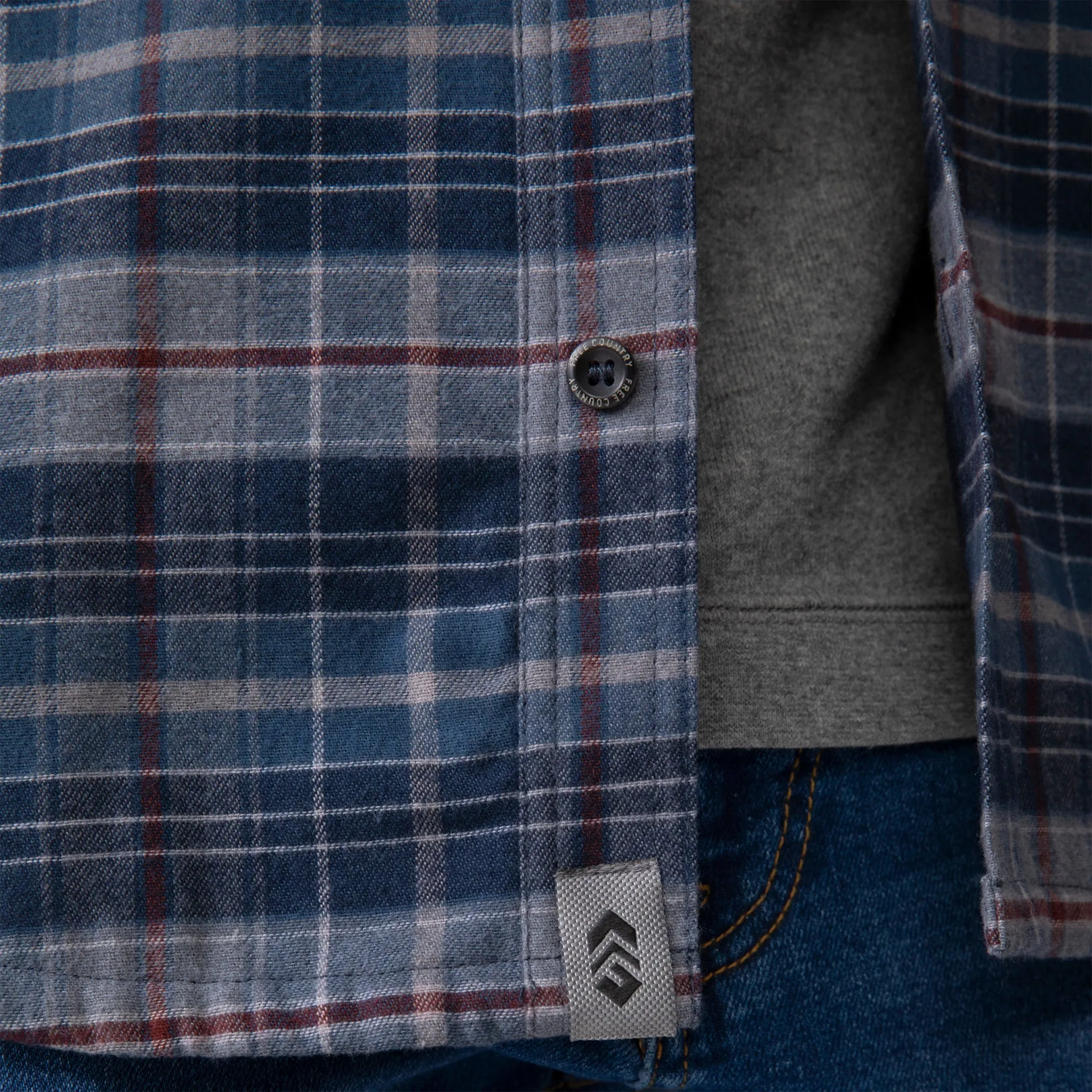 Men's Easywear II Fleece Lined Flannel Shirt sold by Free Country product image thumbnail 5