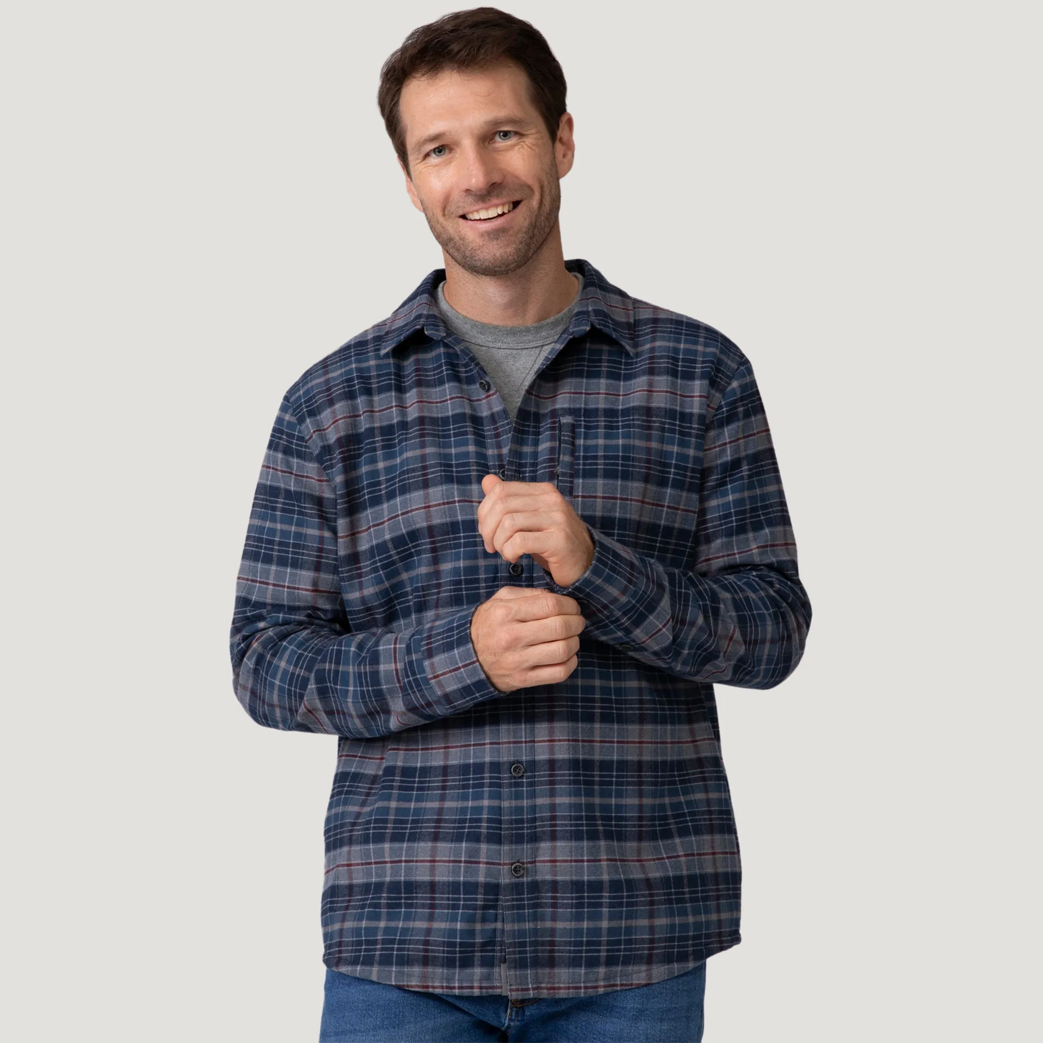 Men's Easywear II Fleece Lined Flannel Shirt sold by Free Country