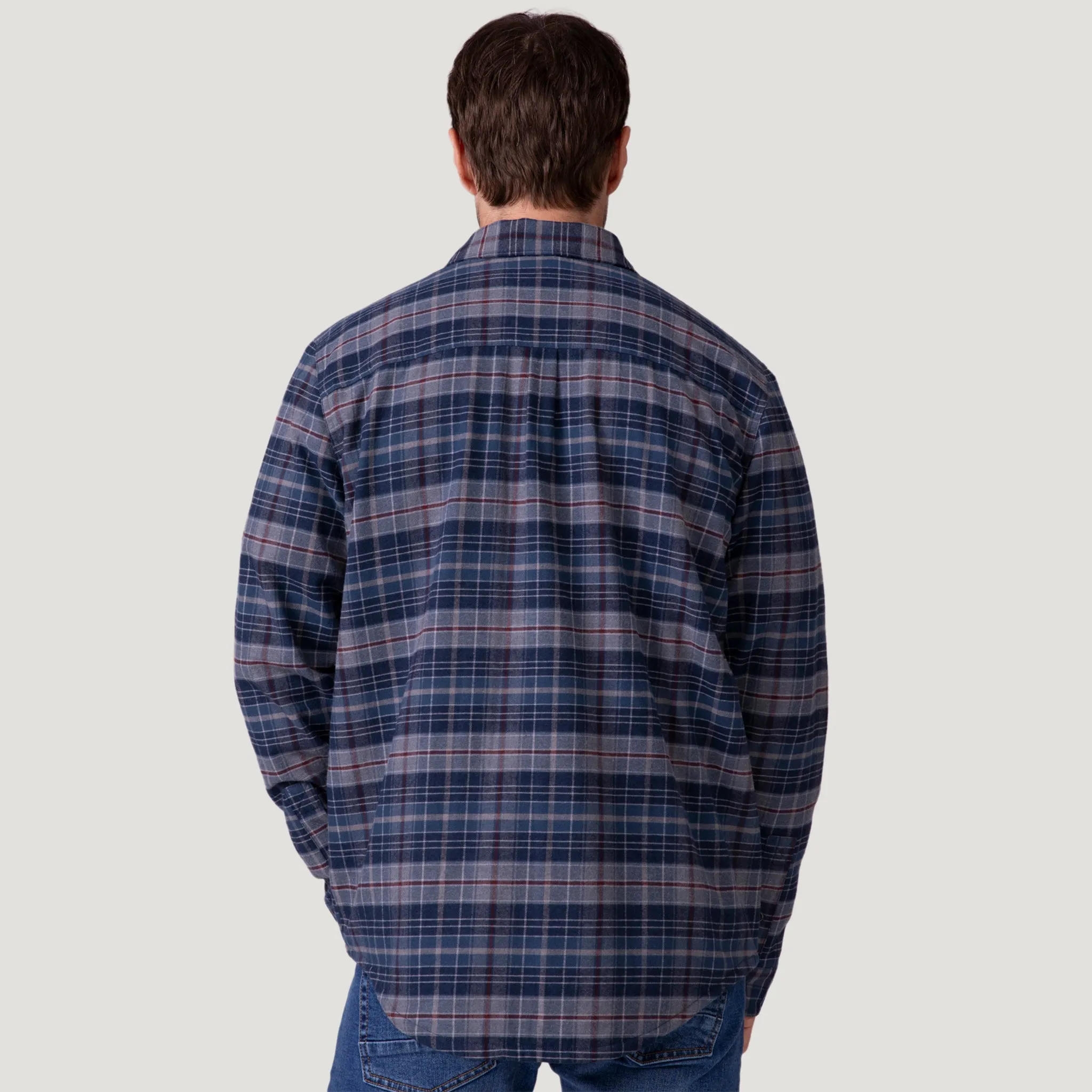 Men's Easywear II Fleece Lined Flannel Shirt sold by Free Country product image thumbnail 4