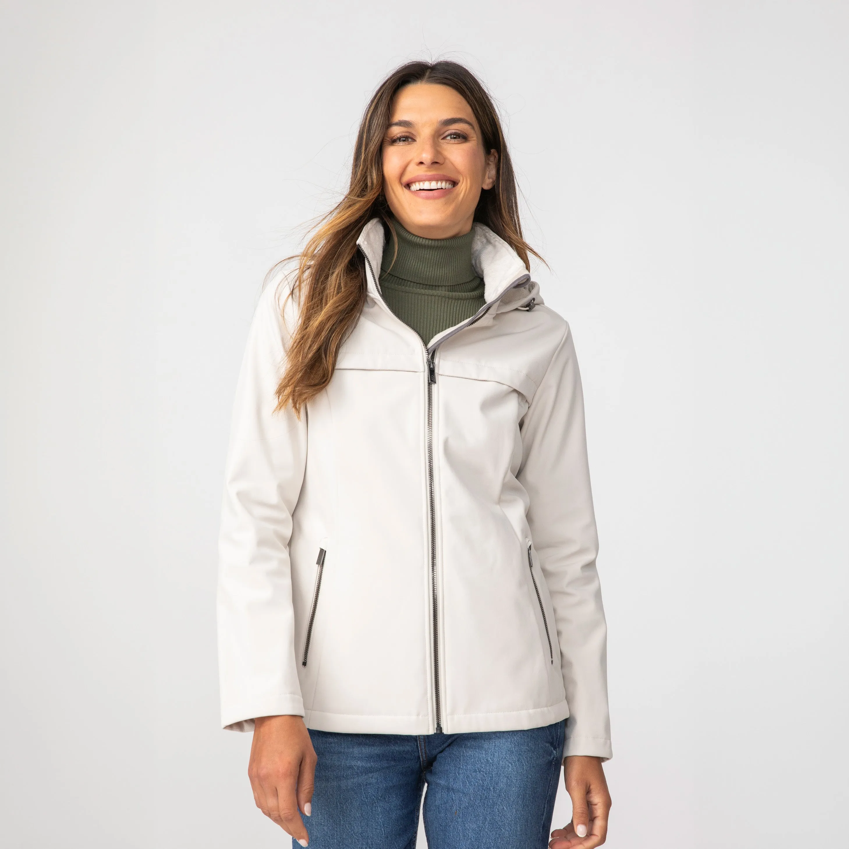 Women's TrailTrek Super Softshell® Jacket sold by Free Country product image thumbnail 2