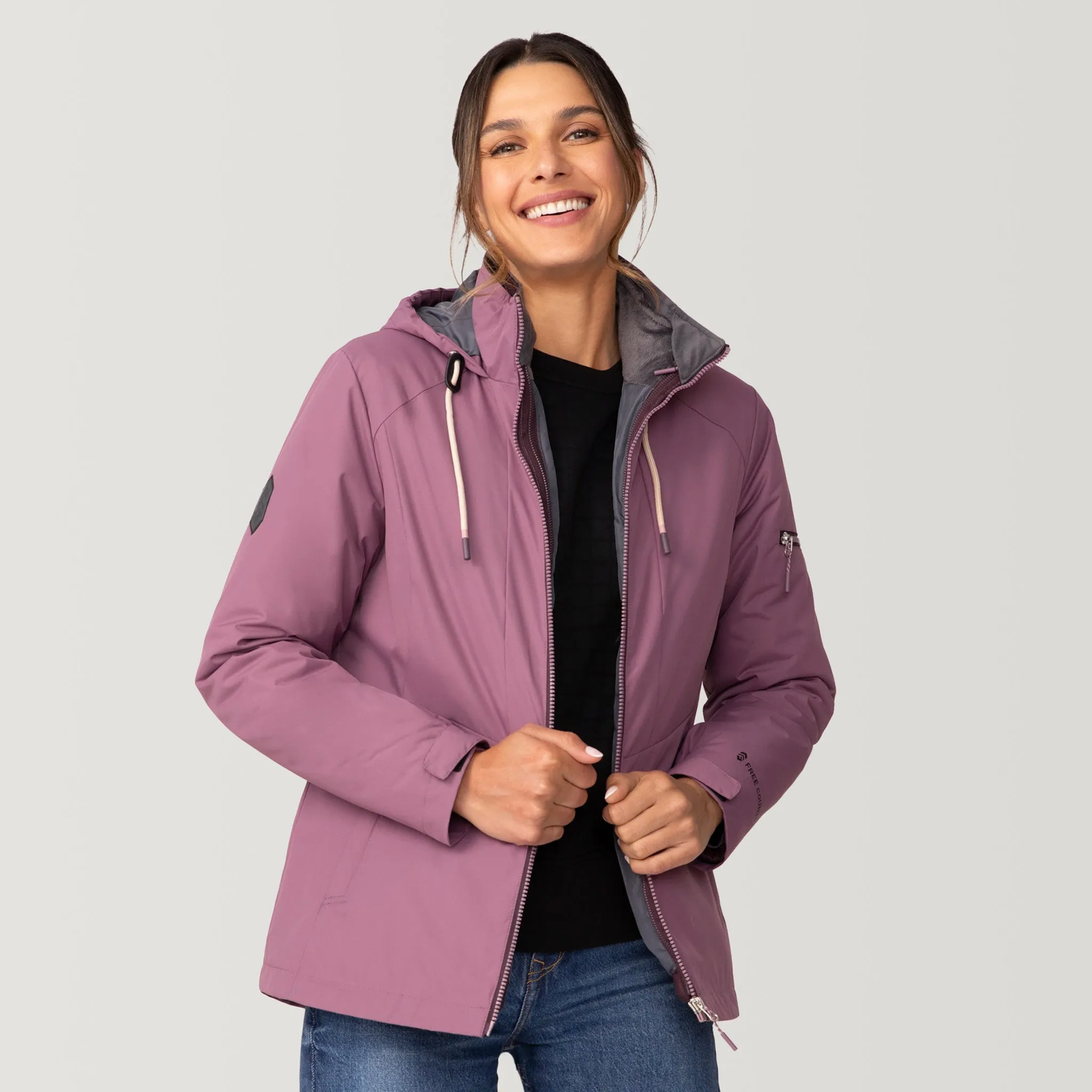 Women's Back of Bell 3-in-1 Systems Jacket sold by Free Country product image thumbnail 5