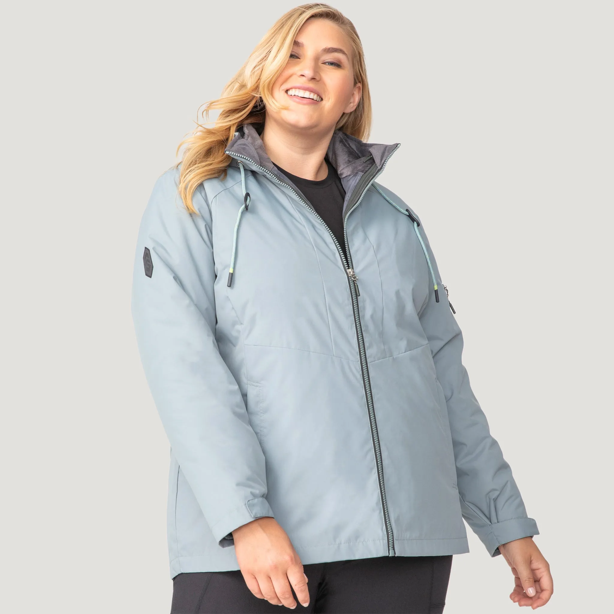 Women's Plus Size Back of Bell 3-in-1 Systems Jacket sold by Free Country
