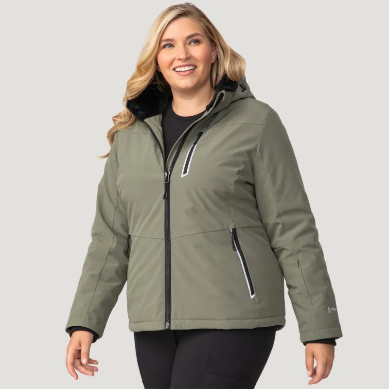 Women's Plus Size FreeCycle® Thermo Super Softshell® II Jacket sold by Free Country