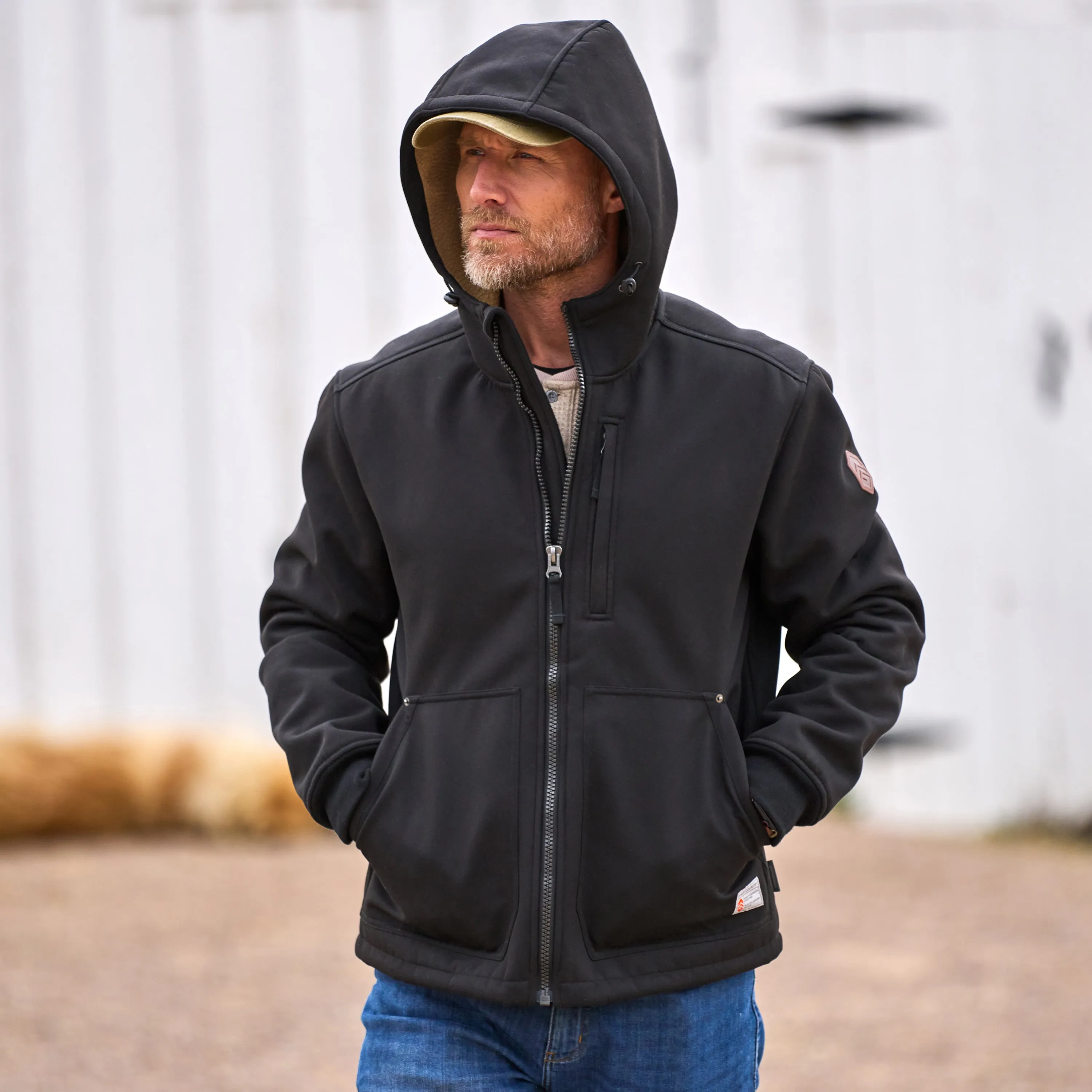 Men's Wind River Burly Canvas Softshell Jacket sold by Free Country