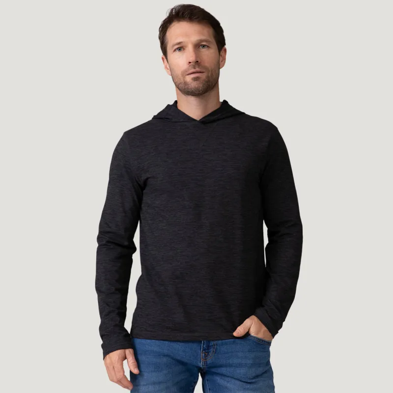 Men's Sueded Spacedye Hoodie sold by Free Country