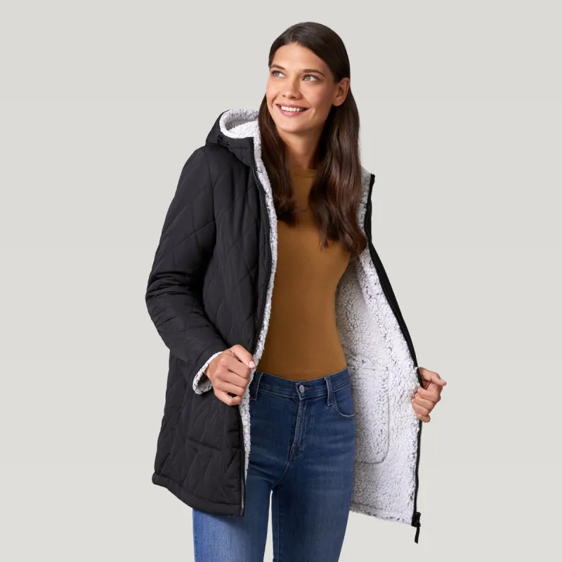 Women's Stratus Lite Reversible Long Jacket sold by Free Country