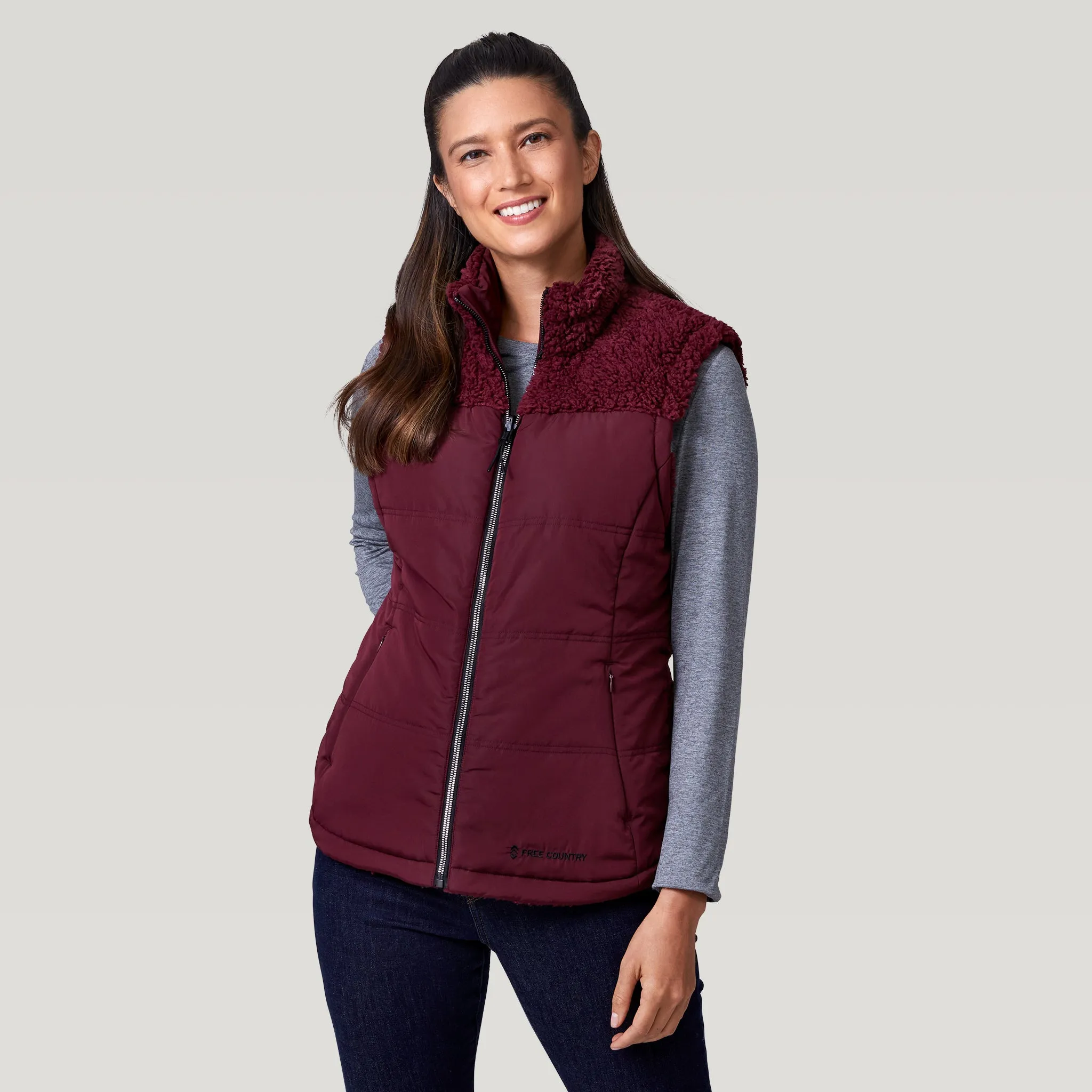 Women's Lansby Stratus Lite Reversible Vest sold by Free Country