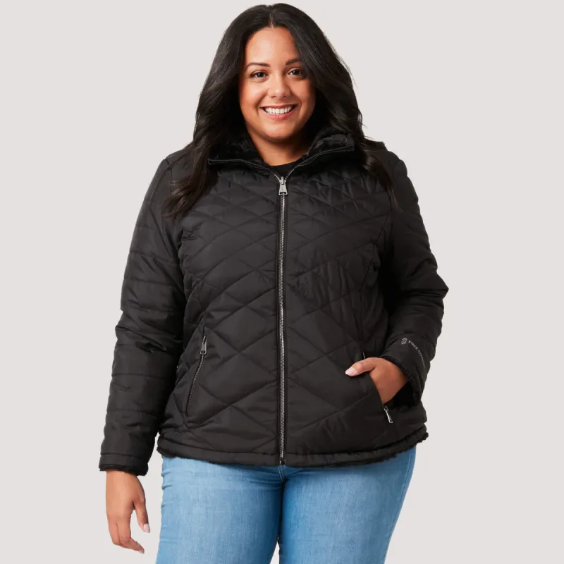 Women's Plus Size FreeCycle® Cloud Lite Reversible Jacket sold by Free Country