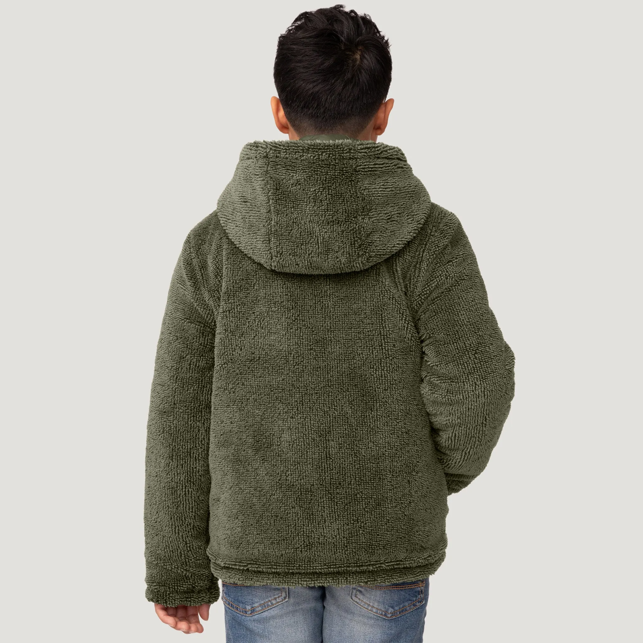 Boys' Quilted Reversible Hooded Jacket sold by Free Country product image thumbnail 4