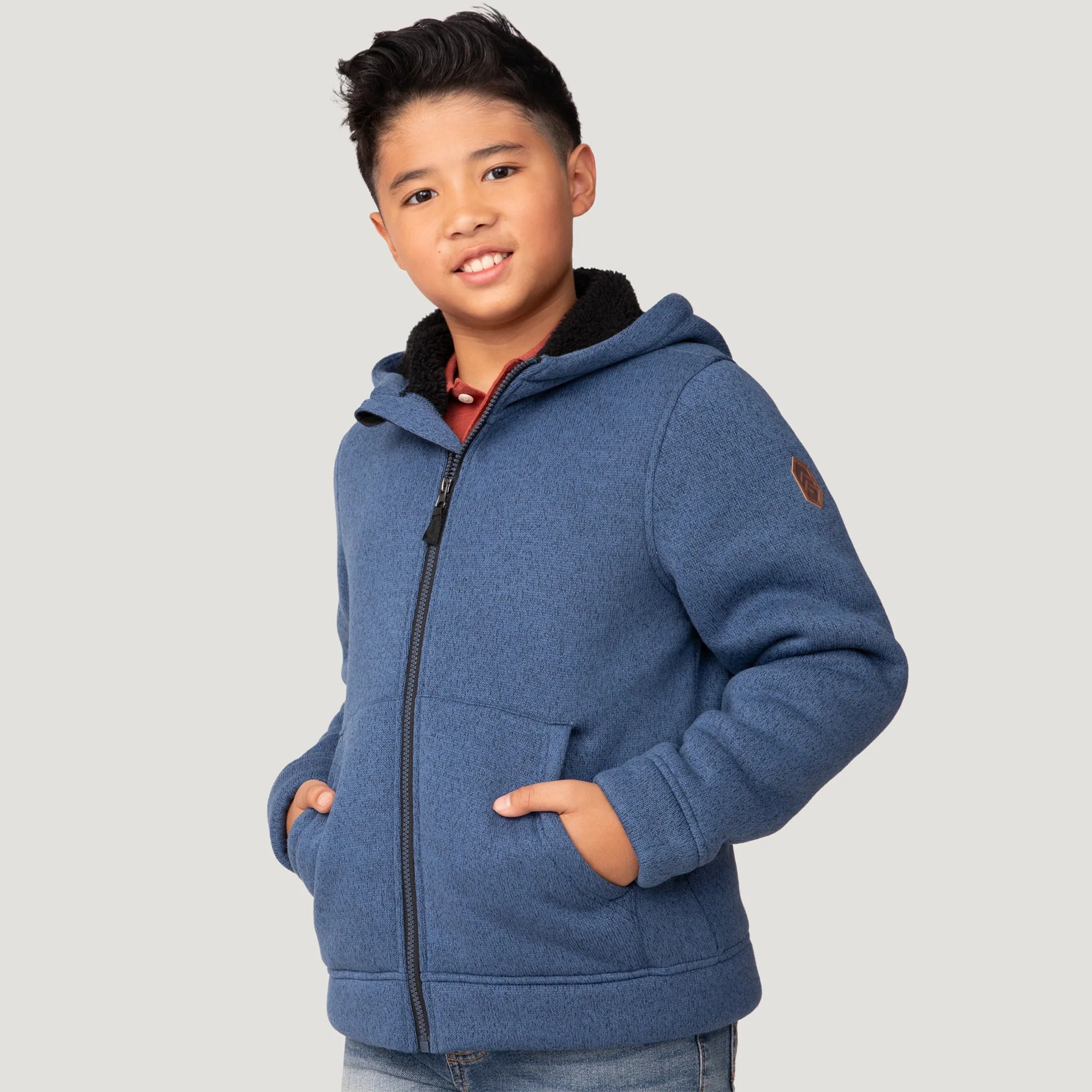 Boys' Mountain Fleece Jacket sold by Free Country product image thumbnail 5