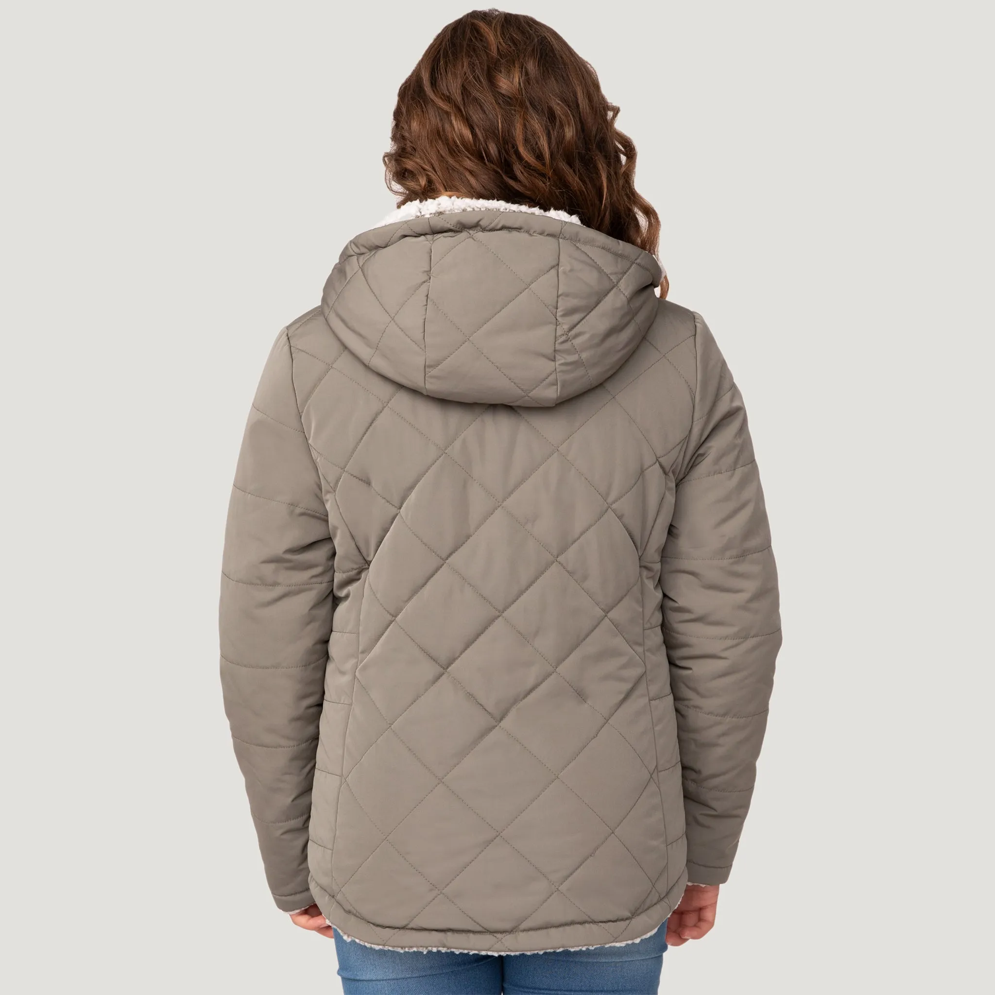 Girls' Stratus Lite Reversible Jacket sold by Free Country product image thumbnail 4