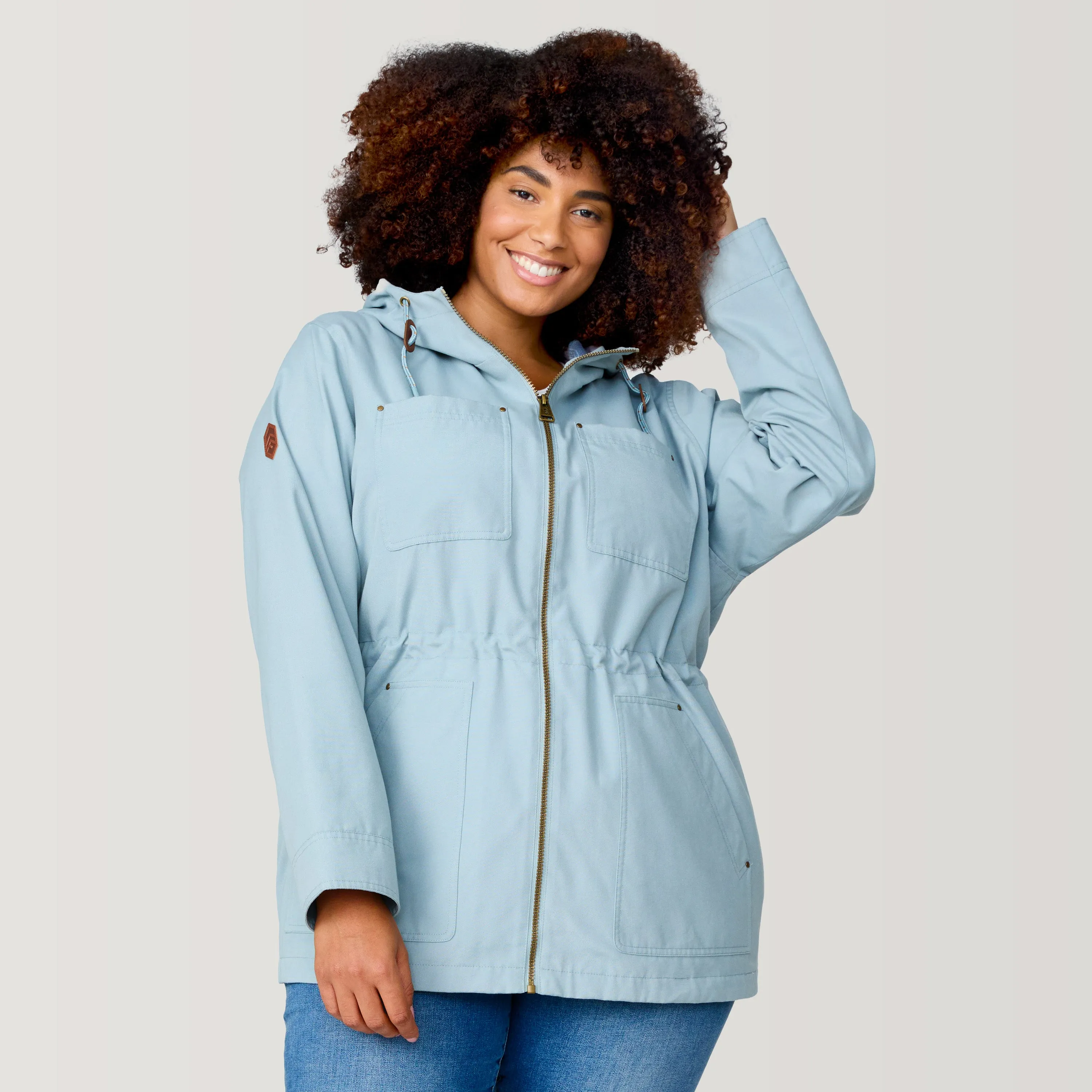 Women's Plus Size Lightweight Cascade Canvas Jacket sold by Free Country