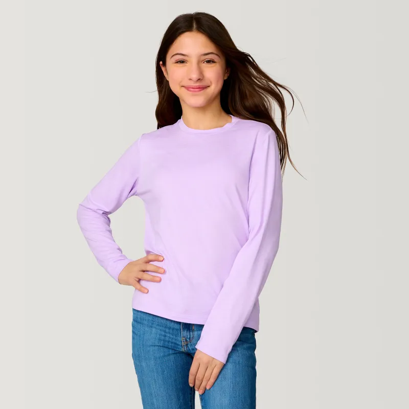 Girls' Microtech® Long Sleeve Shirt sold by Free Country