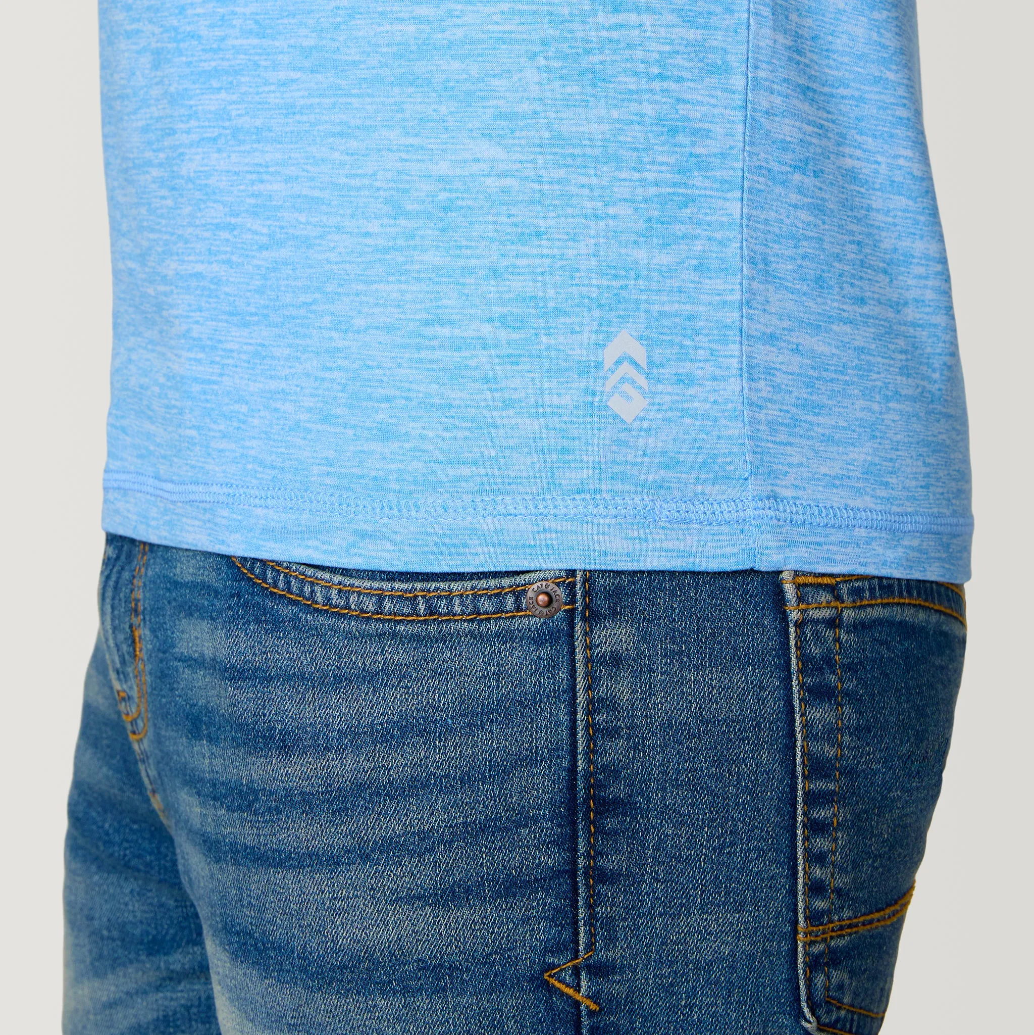 Boys' Microtech® Crew Neck Shirt sold by Free Country product image thumbnail 2