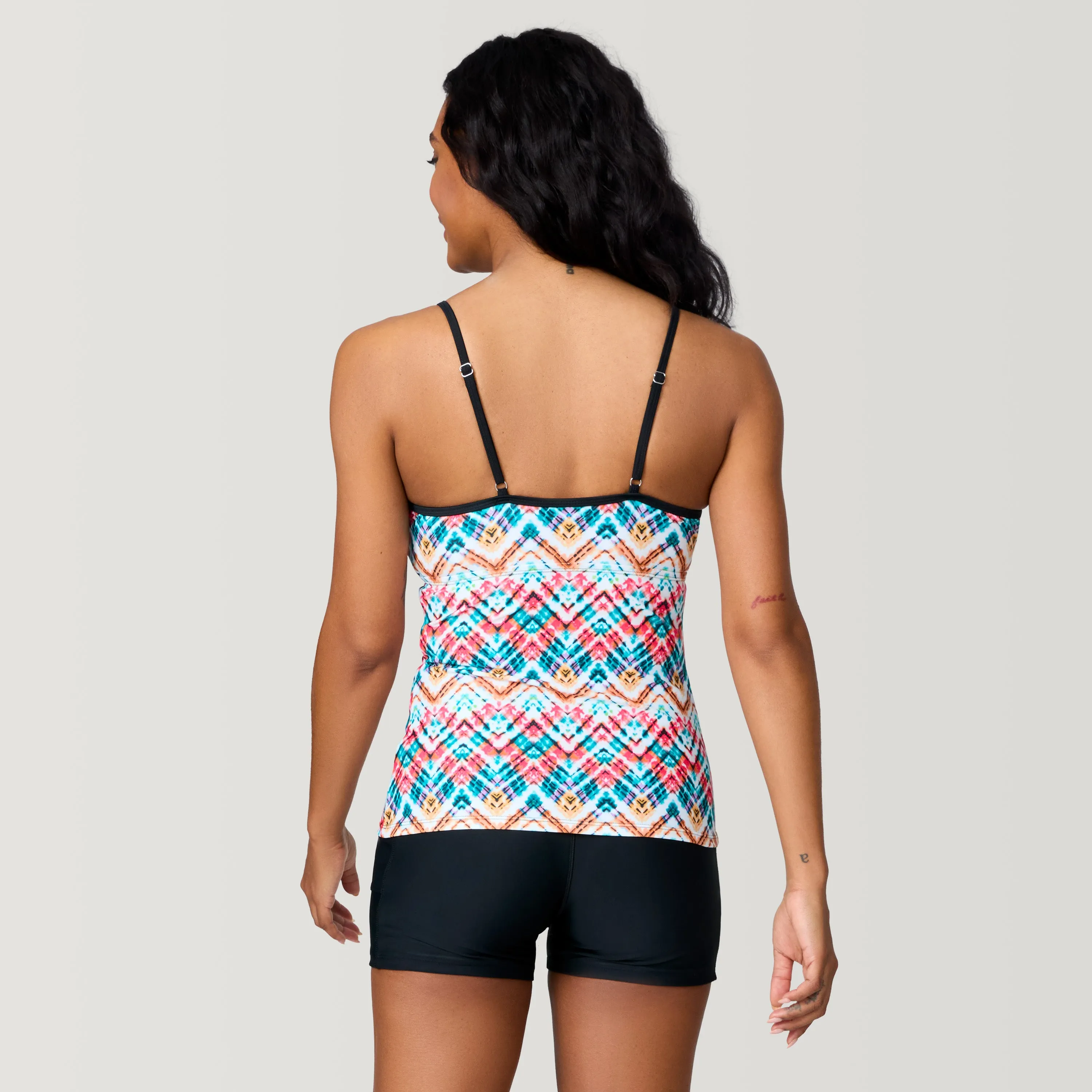 Women's Zigzag Zest 2-in-1 Keyhole Tankini Top sold by Free Country product image thumbnail 4