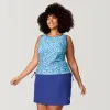 Women's Plus Size Seaside Petals Full Side Shirring Tankini Top sold by Free Country