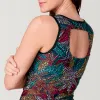 Women's Fresco Full Side Shirring Tankini Top sold by Free Country