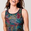 Women's Fresco Full Side Shirring Tankini Top sold by Free Country