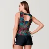 Women's Fresco Full Side Shirring Tankini Top sold by Free Country