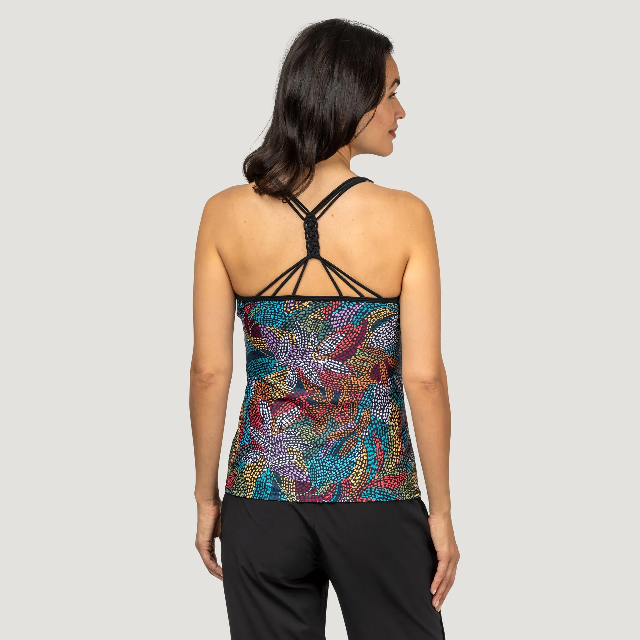 Women's Fresco Macrame Back Tankini Top sold by Free Country product image thumbnail 4