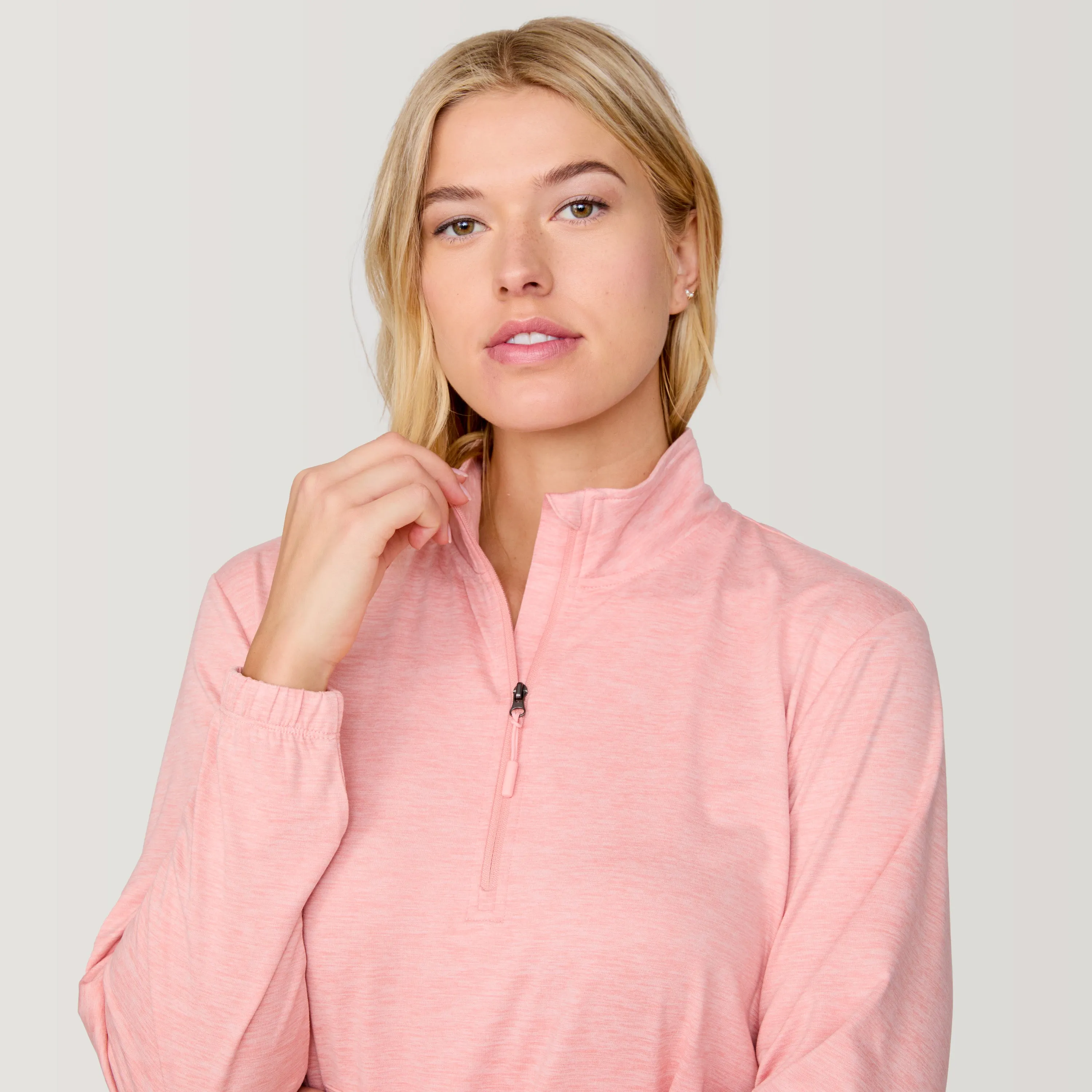 Women's Cloud Knit Half Zip Pullover sold by Free Country product image thumbnail 2