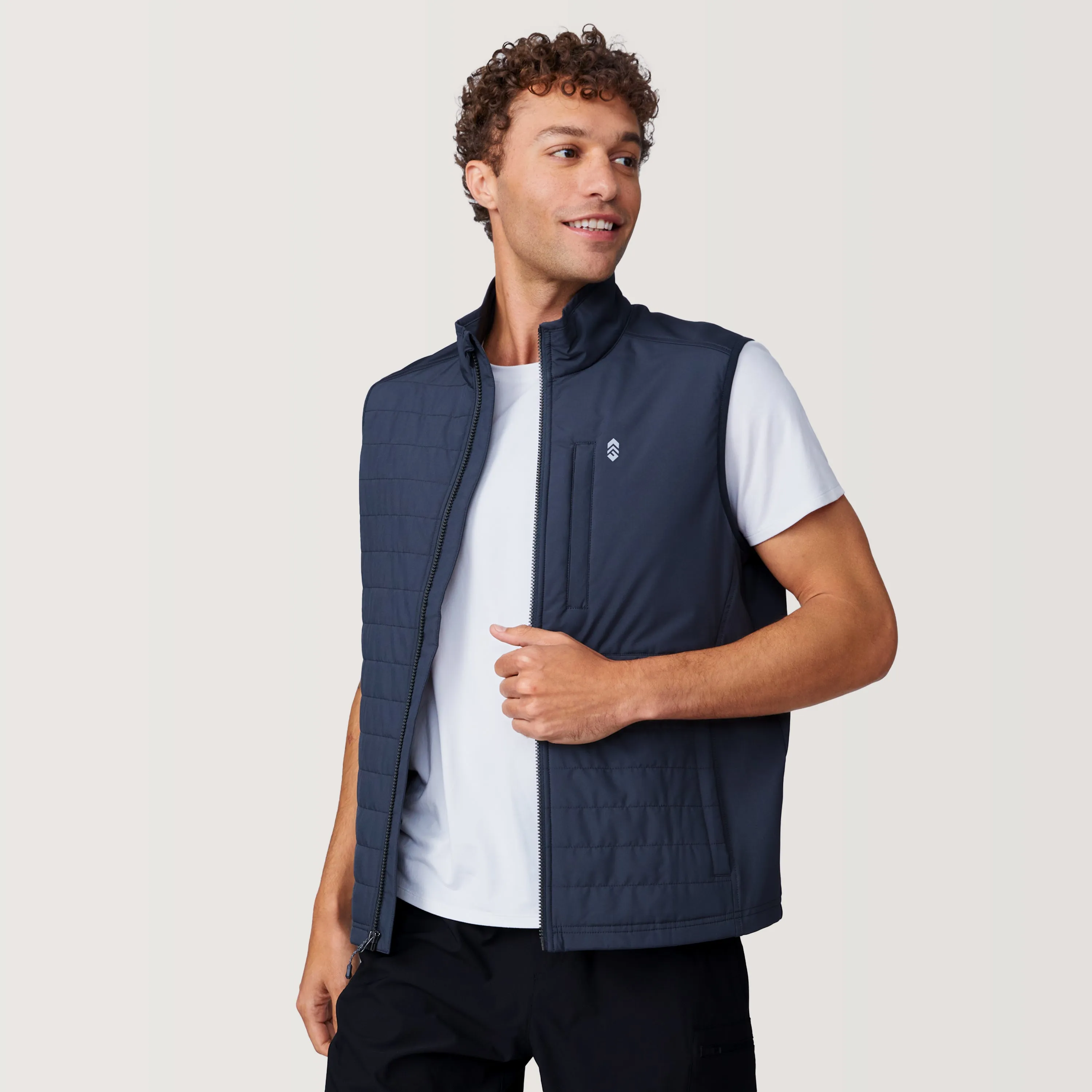 Men's High Stretch Full Zip Vest sold by Free Country product image thumbnail 3