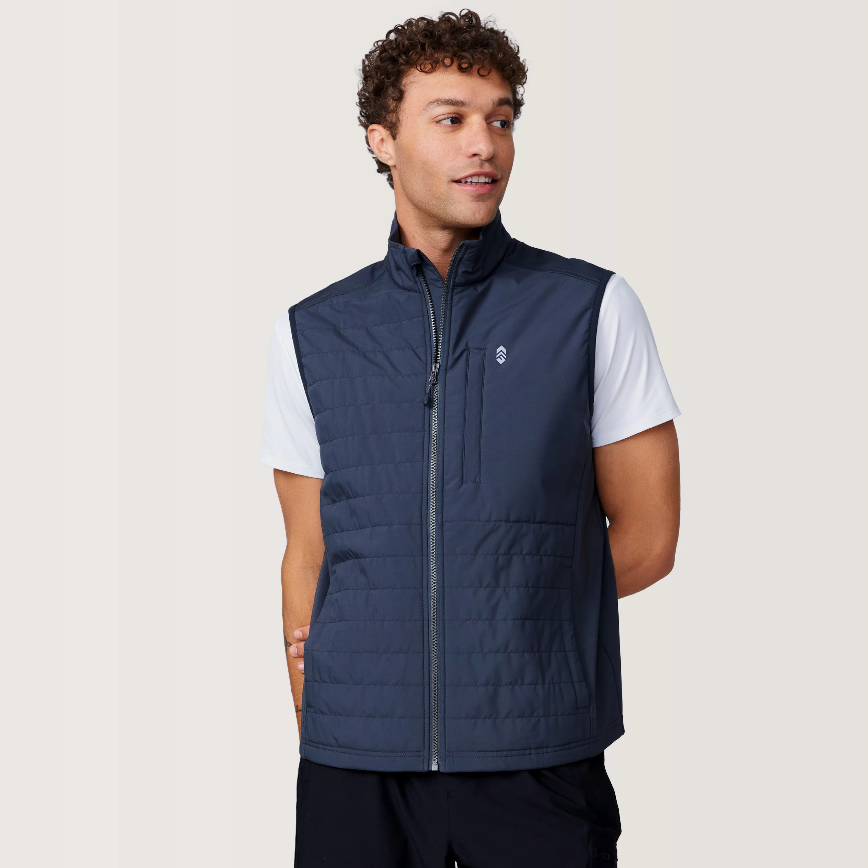Men's High Stretch Full Zip Vest sold by Free Country