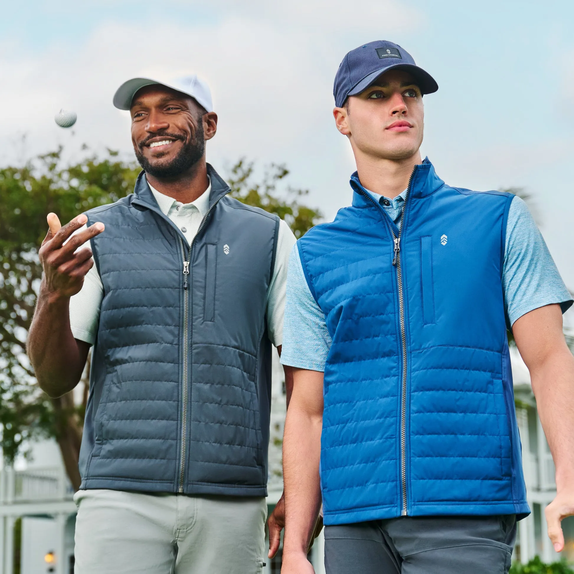 Men's High Stretch Full Zip Vest sold by Free Country product image thumbnail 2