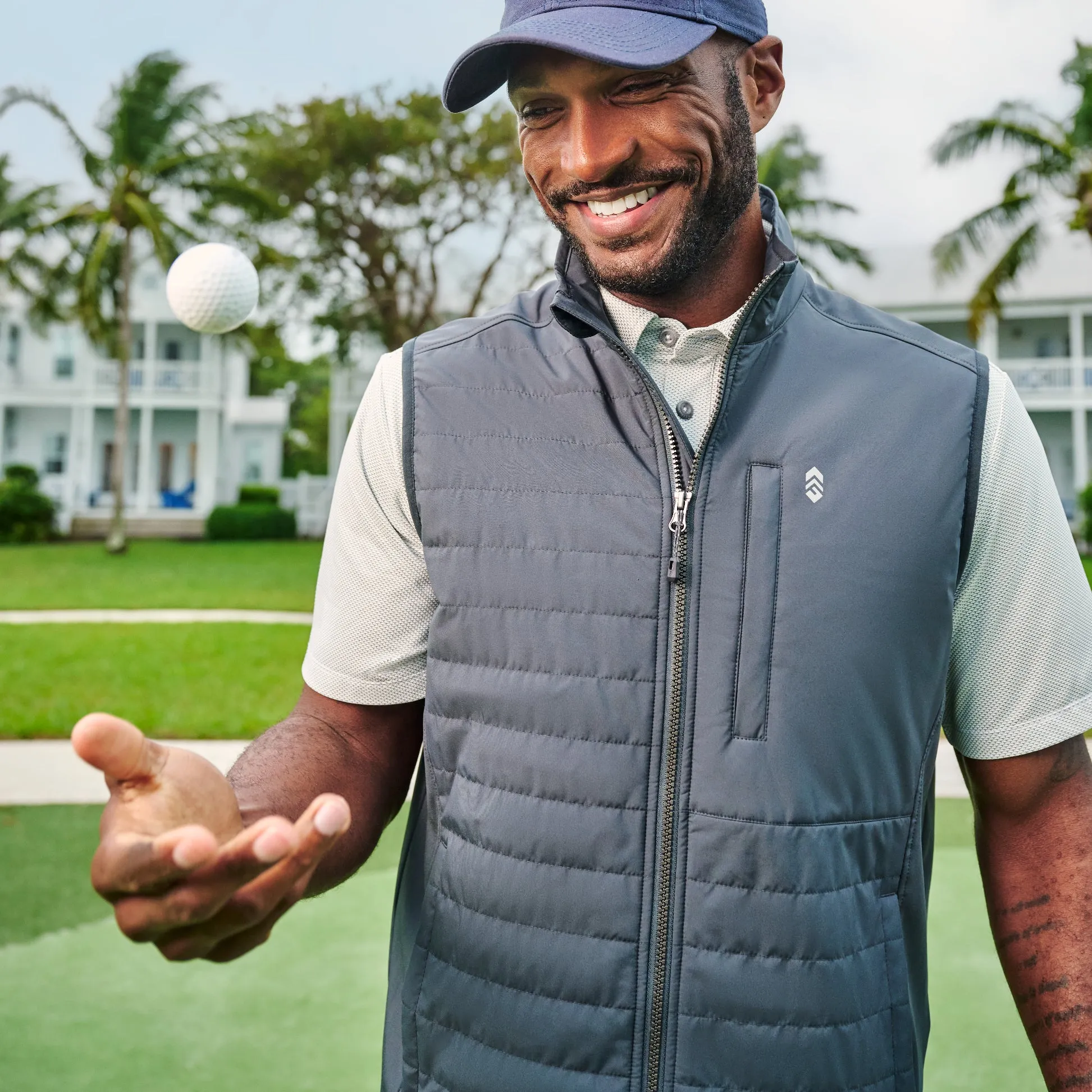 Men's High Stretch Full Zip Vest sold by Free Country product image thumbnail 4