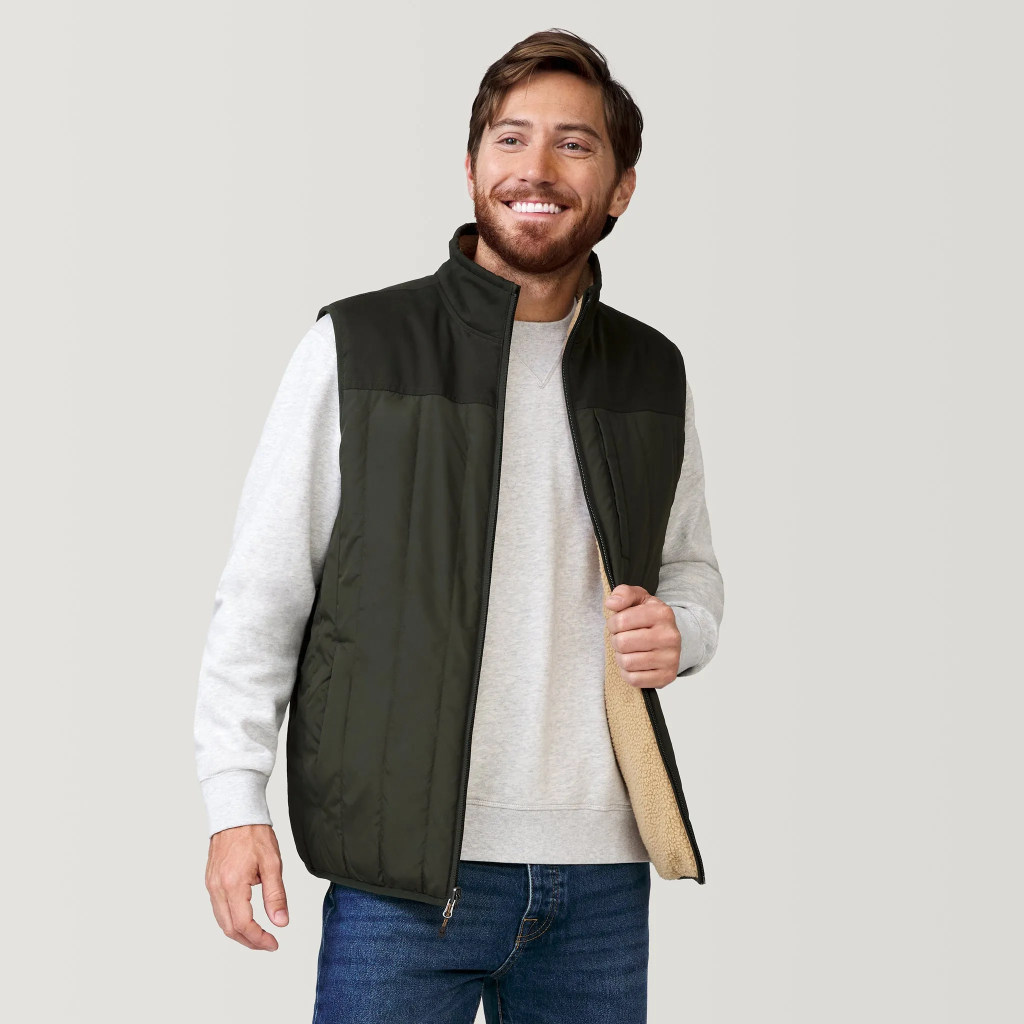 Men's FreeCycle® Alpine Reversible Vest sold by Free Country product image thumbnail 2