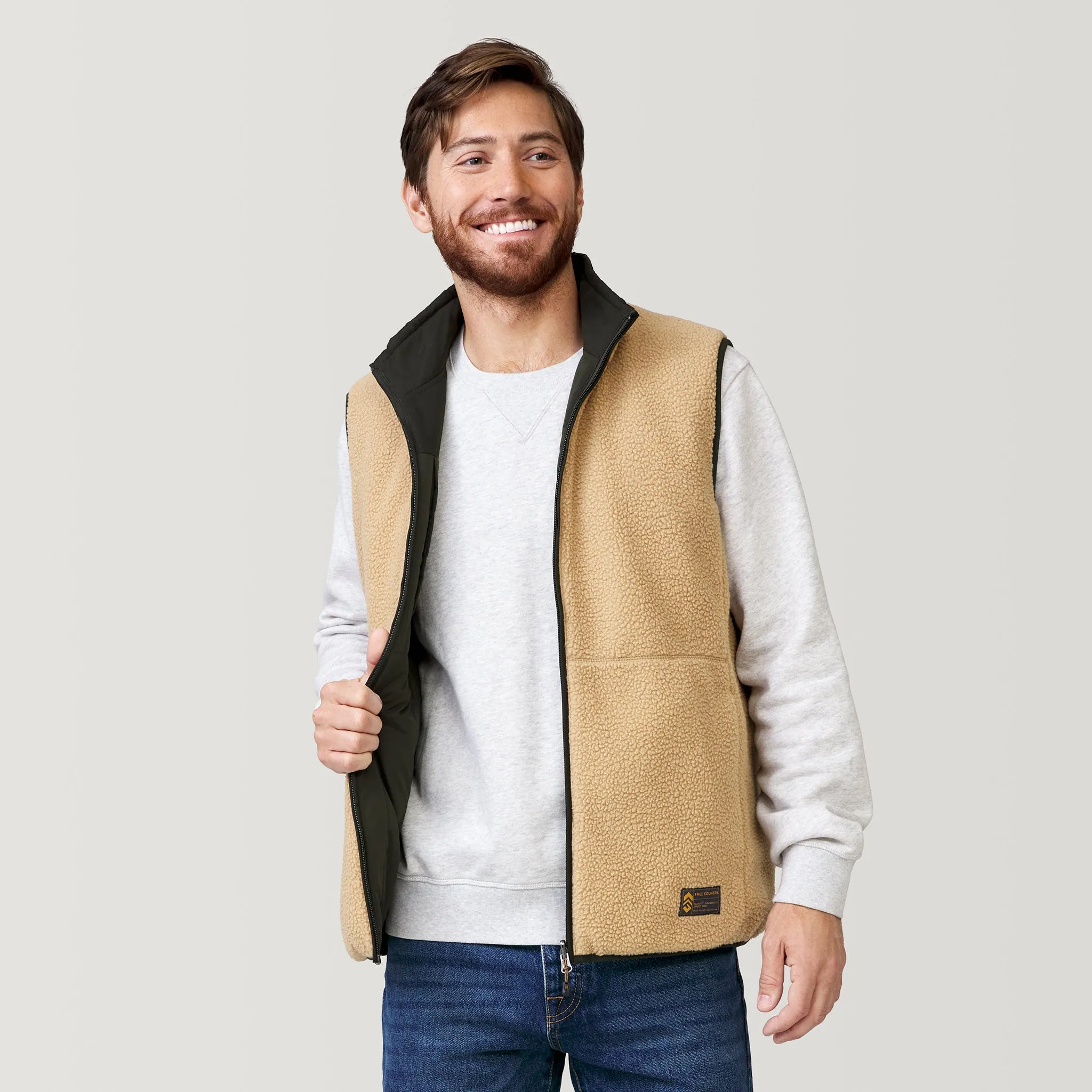 Men's FreeCycle® Alpine Reversible Vest sold by Free Country product image thumbnail 3