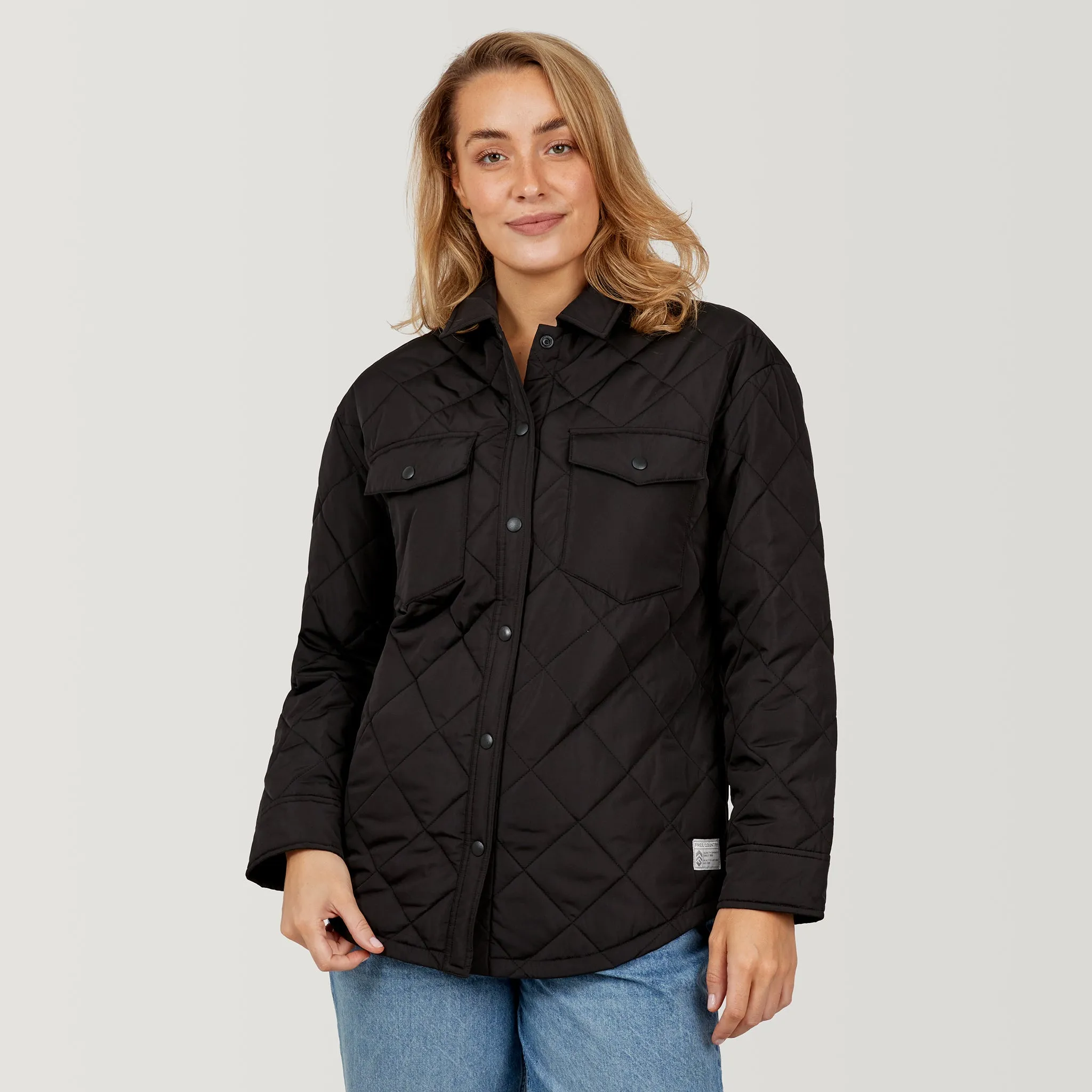 Women's Trailblazer Quilted Shacket sold by Free Country product image thumbnail 2