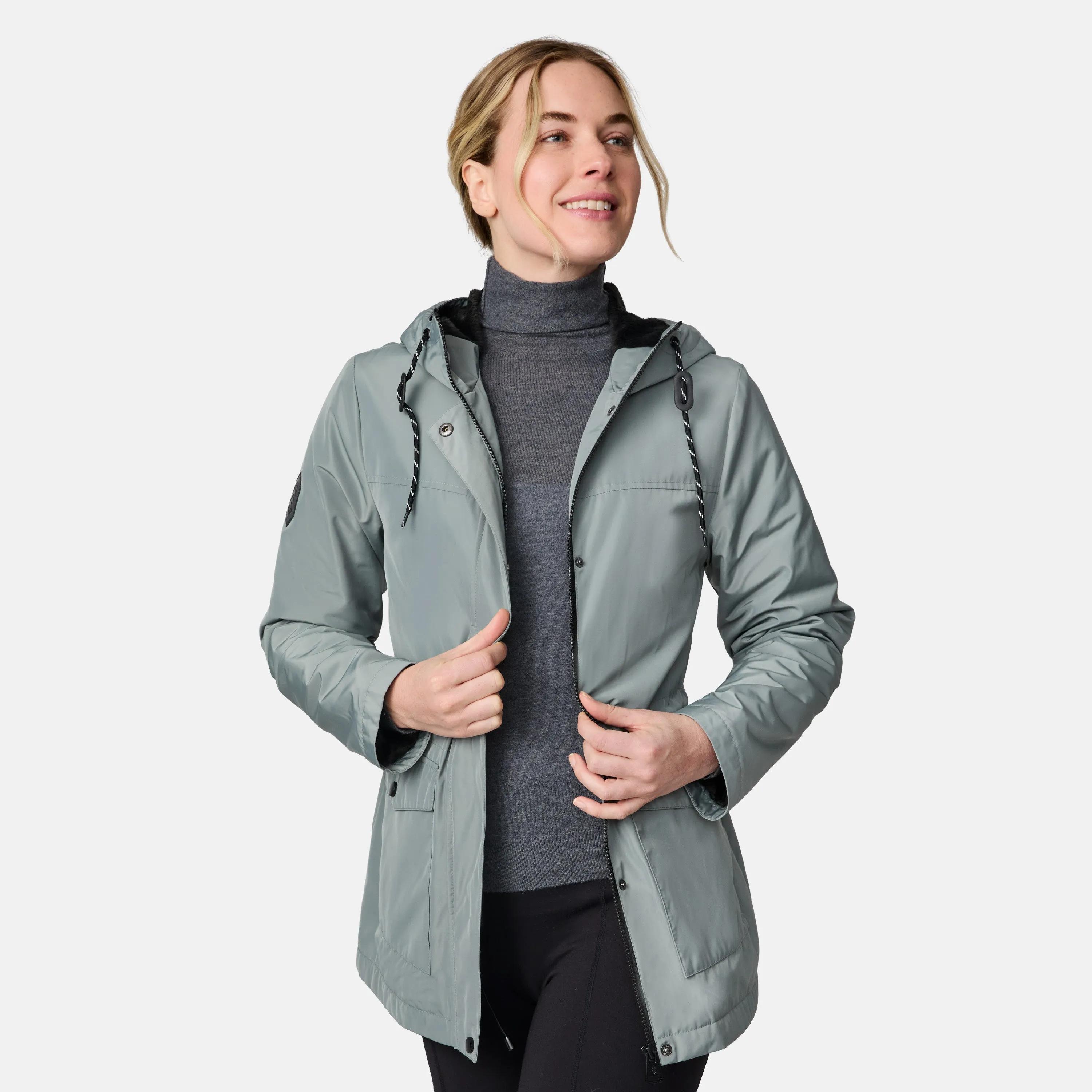 Women's Rain Away Lined Anorak Rain Jacket sold by Free Country product image thumbnail 3