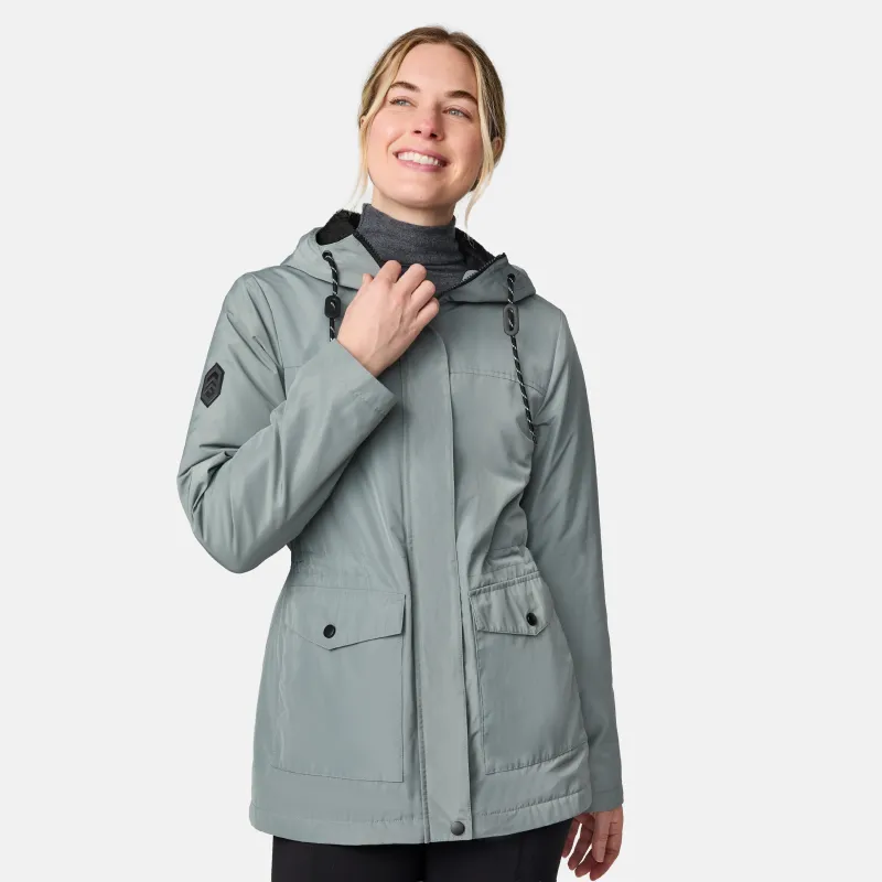 Women's Rain Away Lined Anorak Rain Jacket sold by Free Country