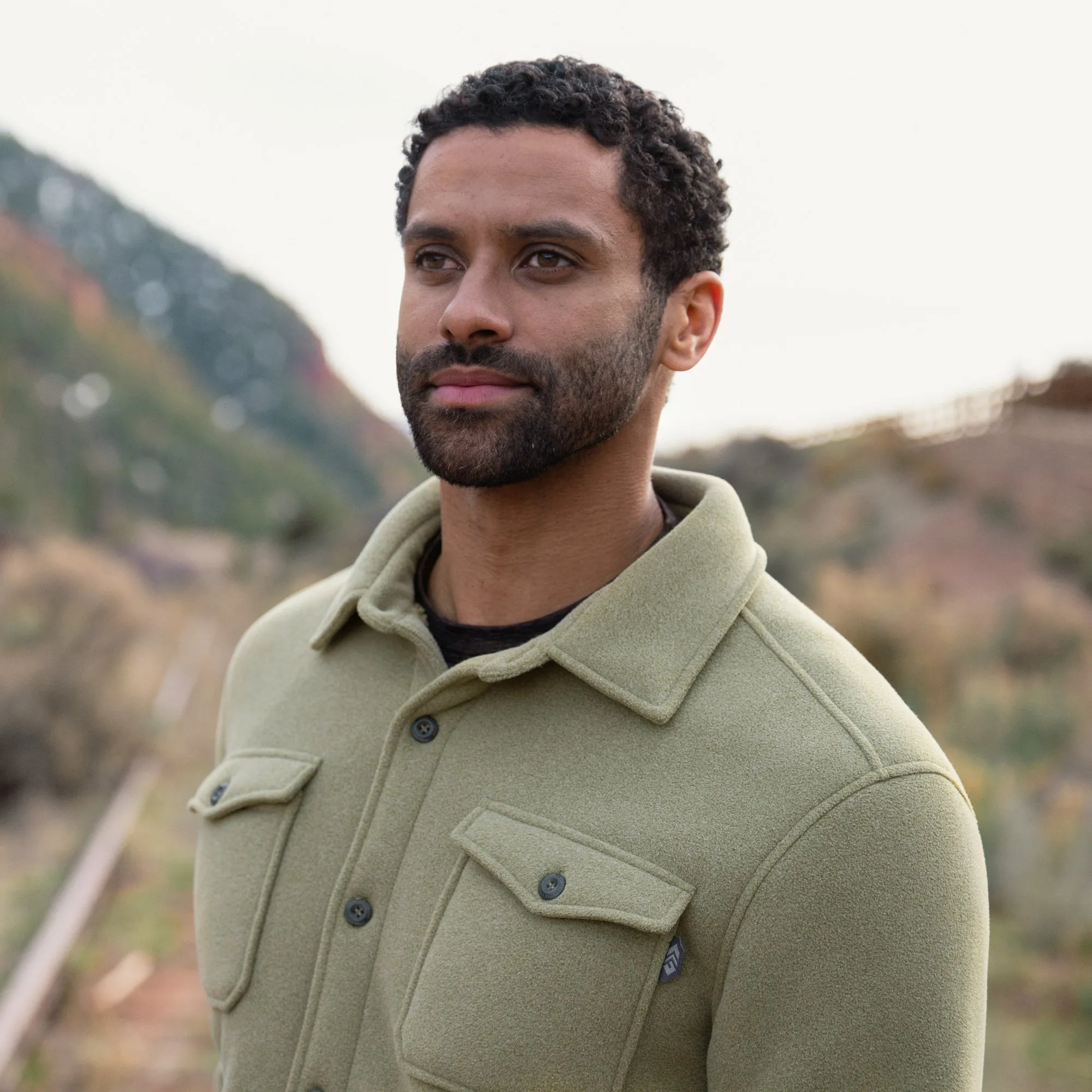 Men's Sueded Tundra Fleece Shirt Jacket sold by Free Country product image thumbnail 2