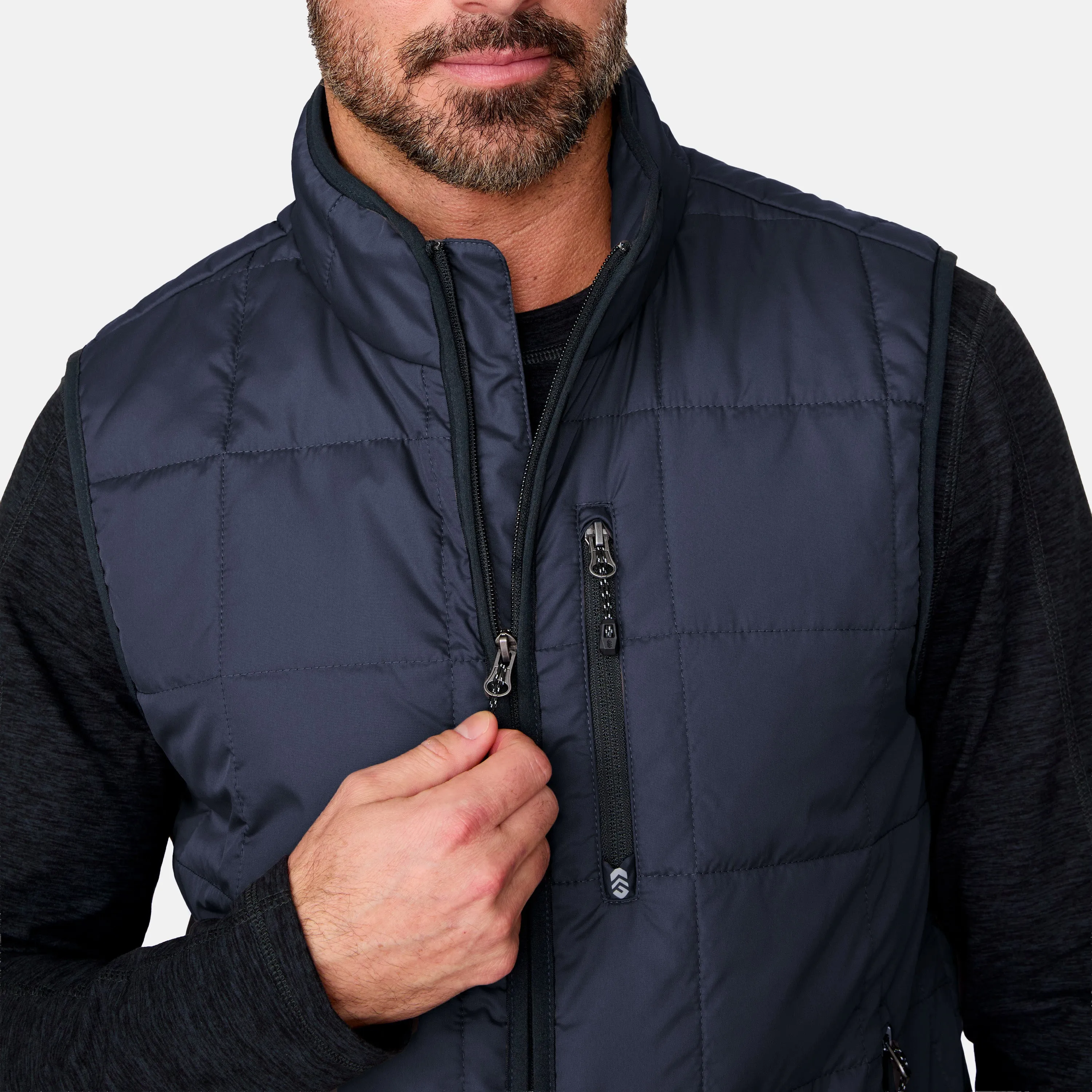 Men's Maple Creek IV Box Quilted Puffer Vest sold by Free Country product image thumbnail 3