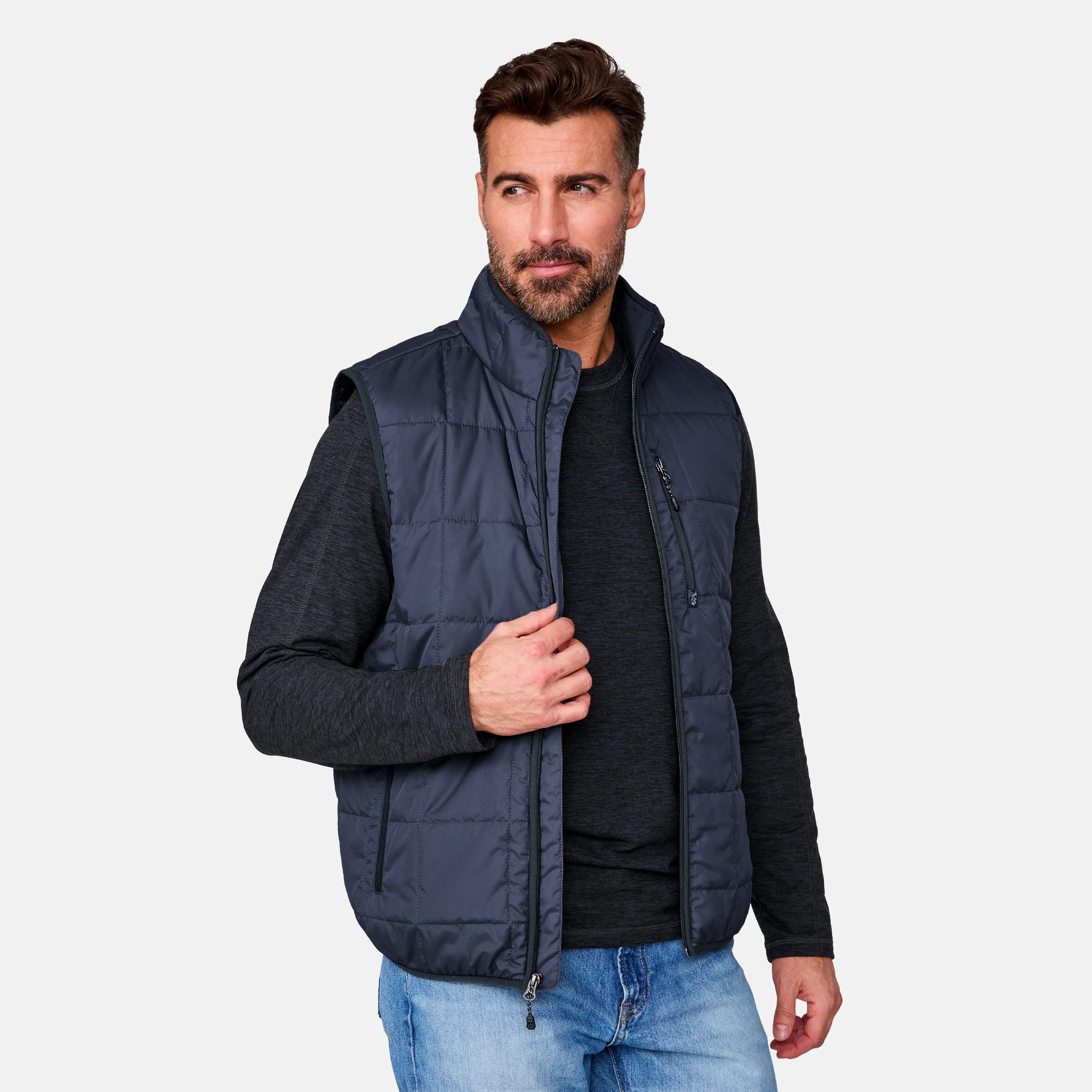 Men's Maple Creek IV Box Quilted Puffer Vest sold by Free Country product image thumbnail 4