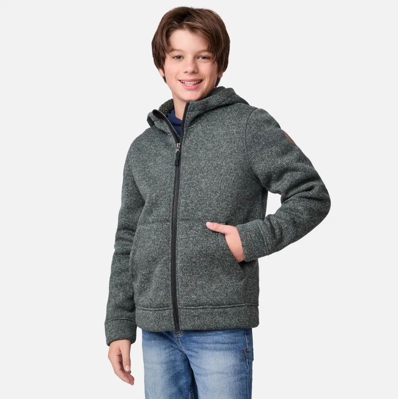 Boys' Textured Mountain Fleece Jacket sold by Free Country